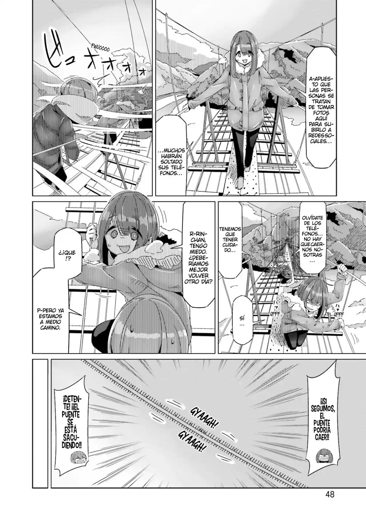 Yurucamp capítulo 59, página 23