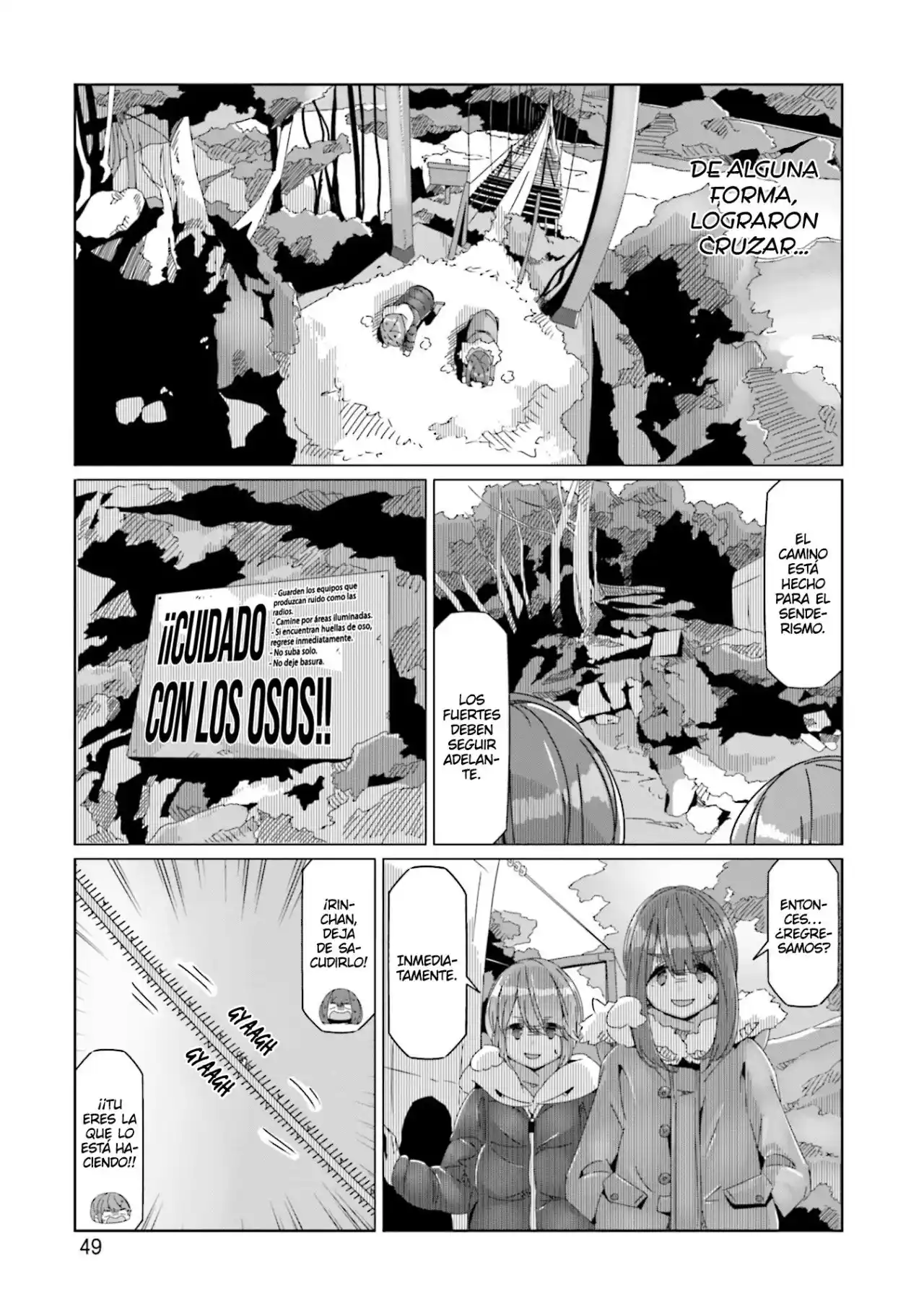 Yurucamp capítulo 59, página 24