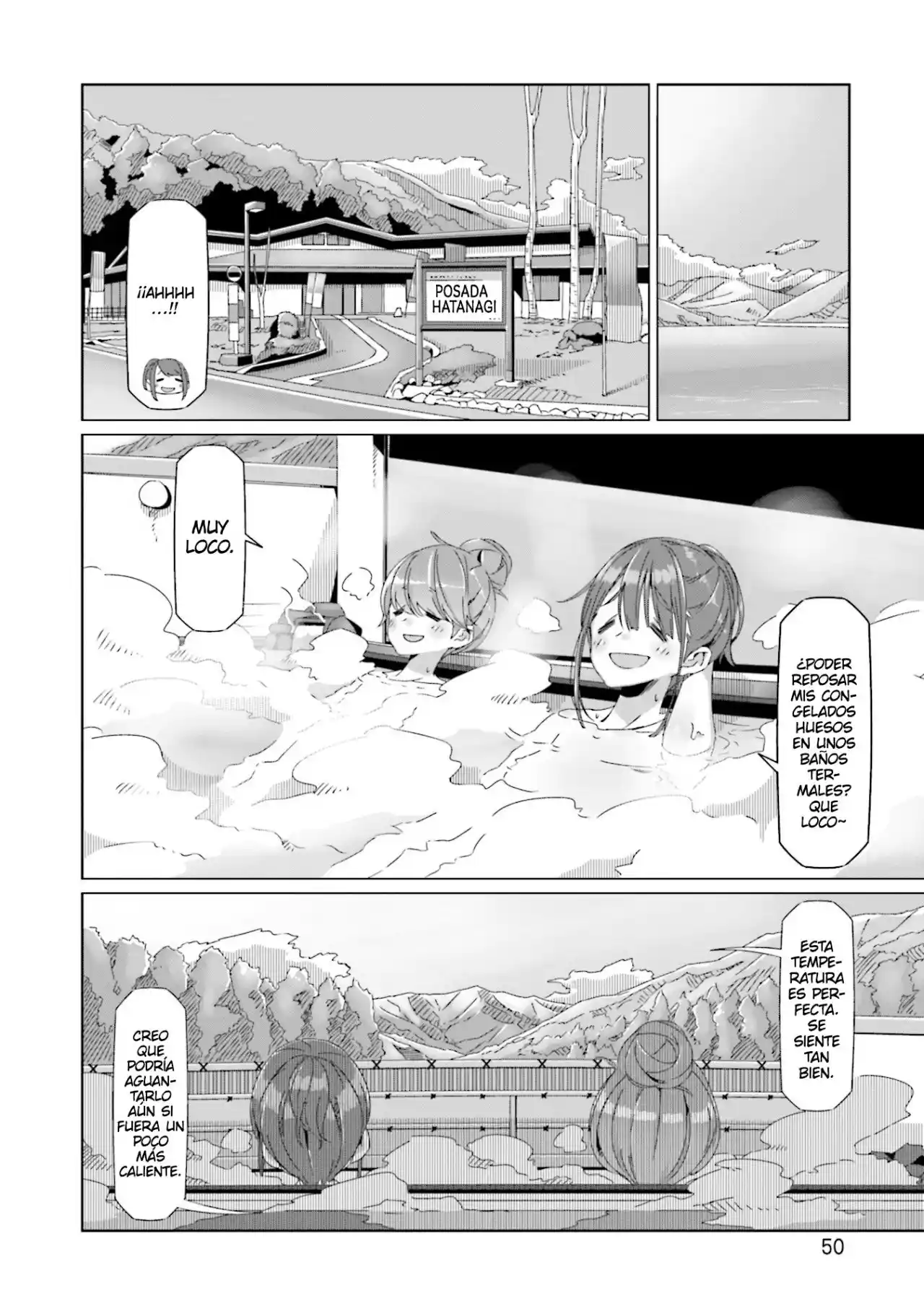 Yurucamp capítulo 59, página 25