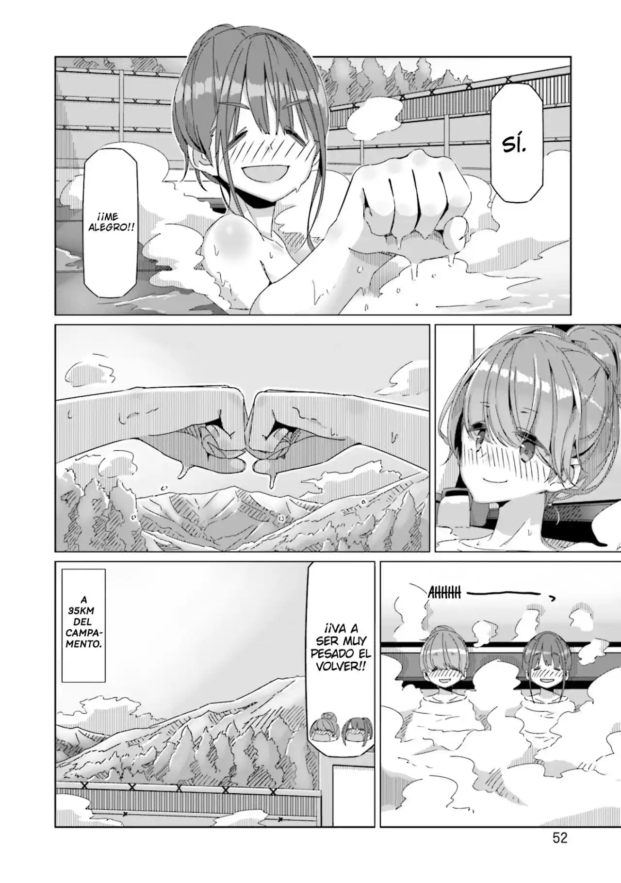 Yurucamp capítulo 59, página 27