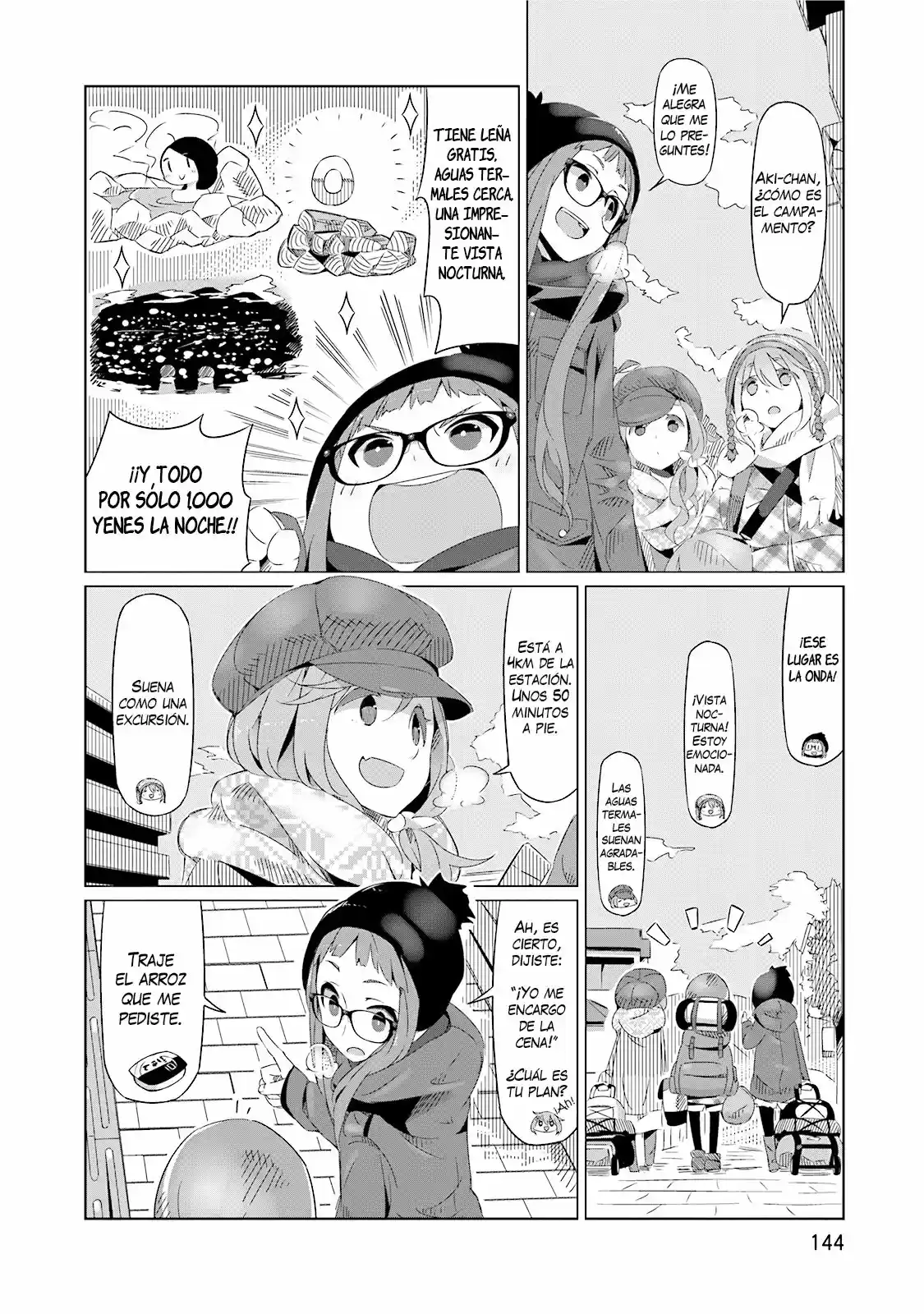 Yurucamp capítulo 6, página 5