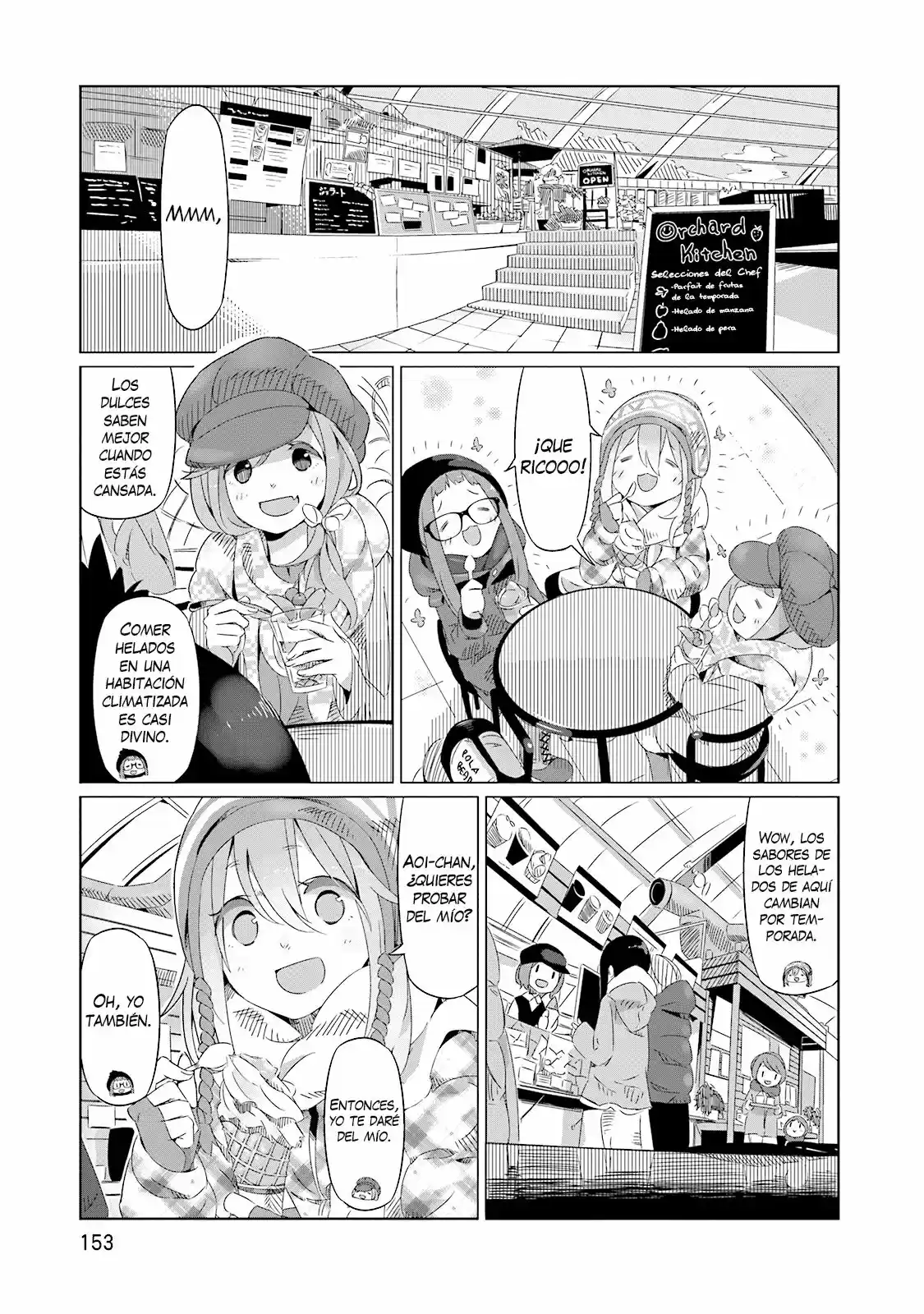 Yurucamp capítulo 6, página 13
