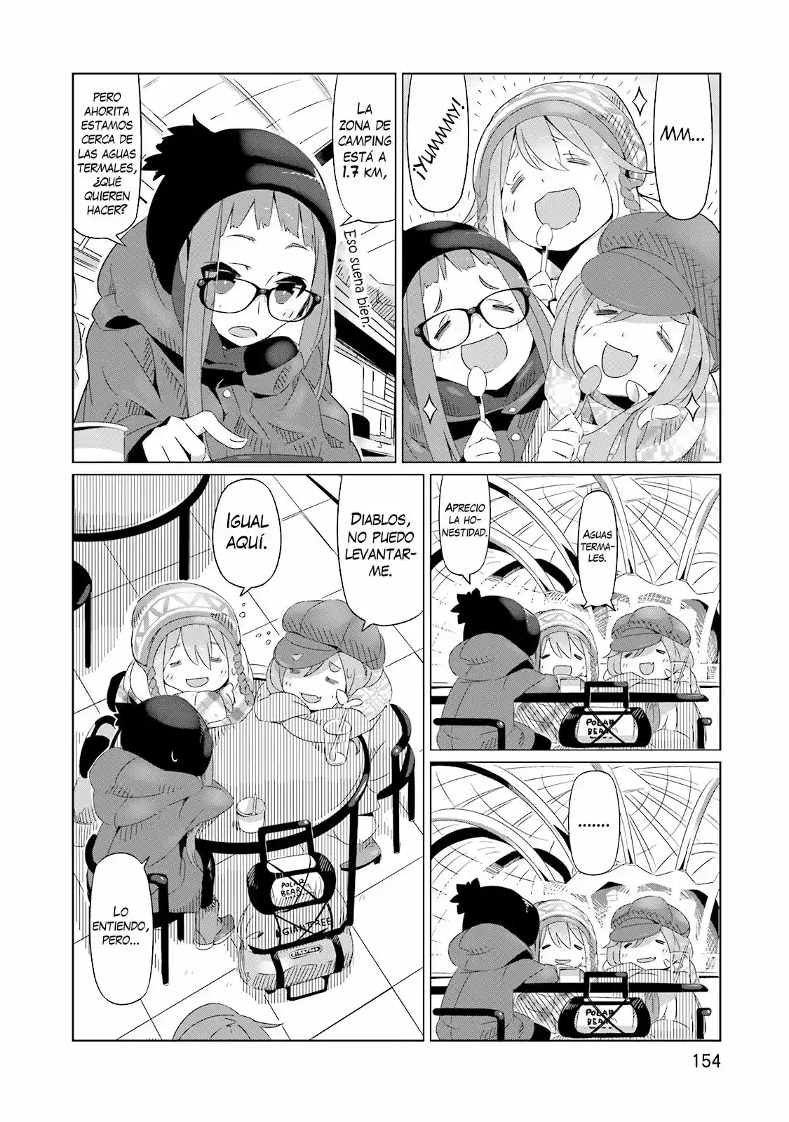 Yurucamp capítulo 6, página 14