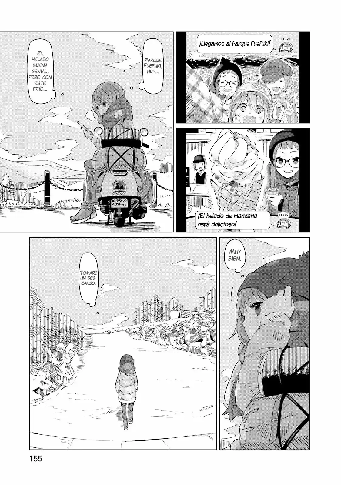 Yurucamp capítulo 6, página 15