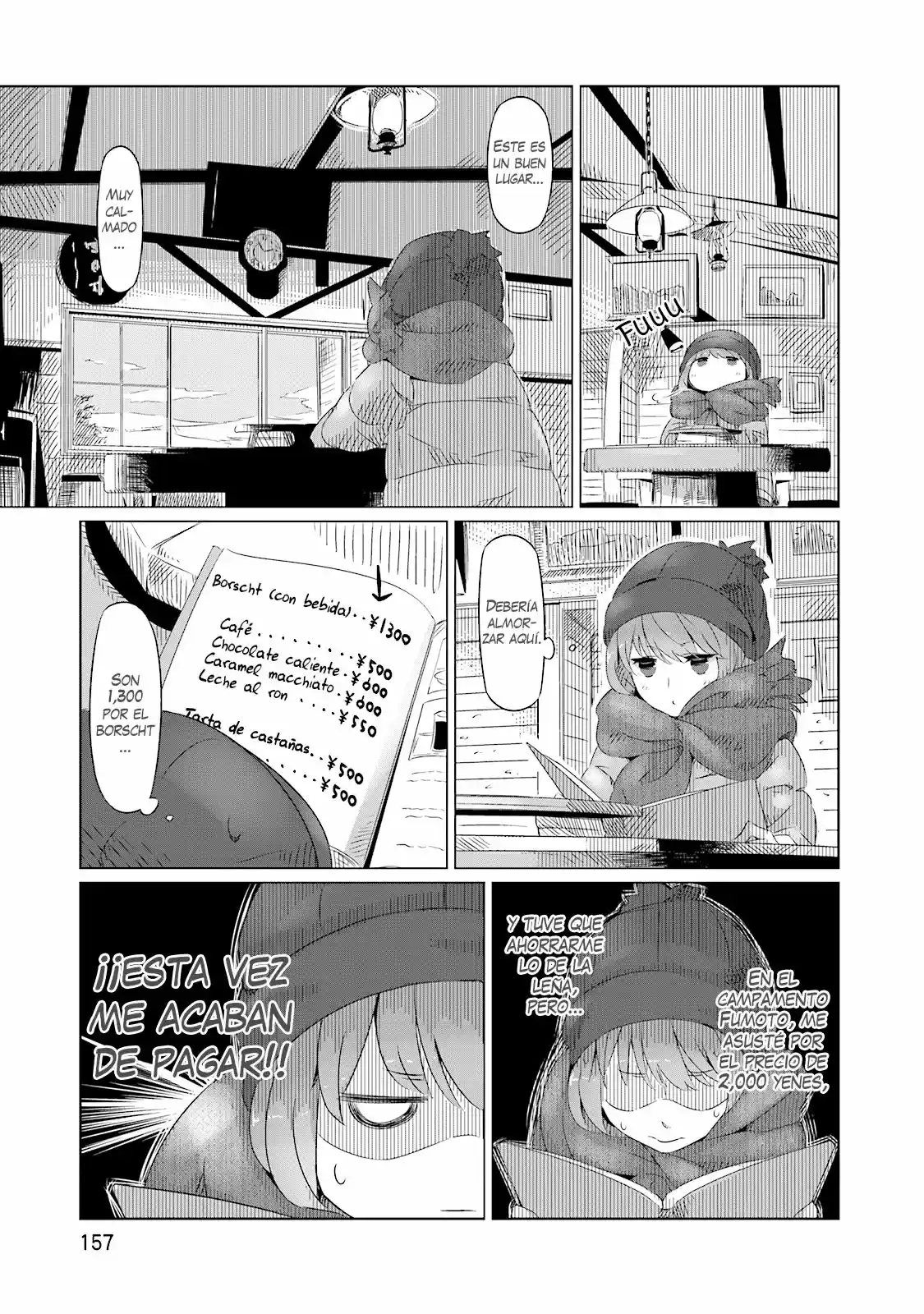 Yurucamp capítulo 6, página 17