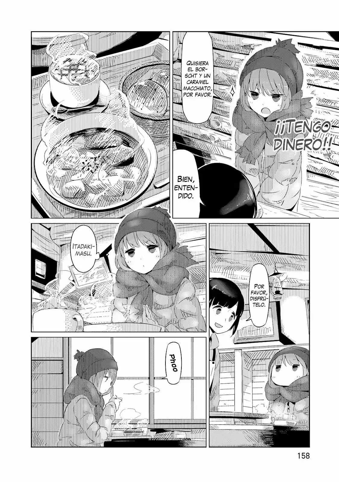 Yurucamp capítulo 6, página 18
