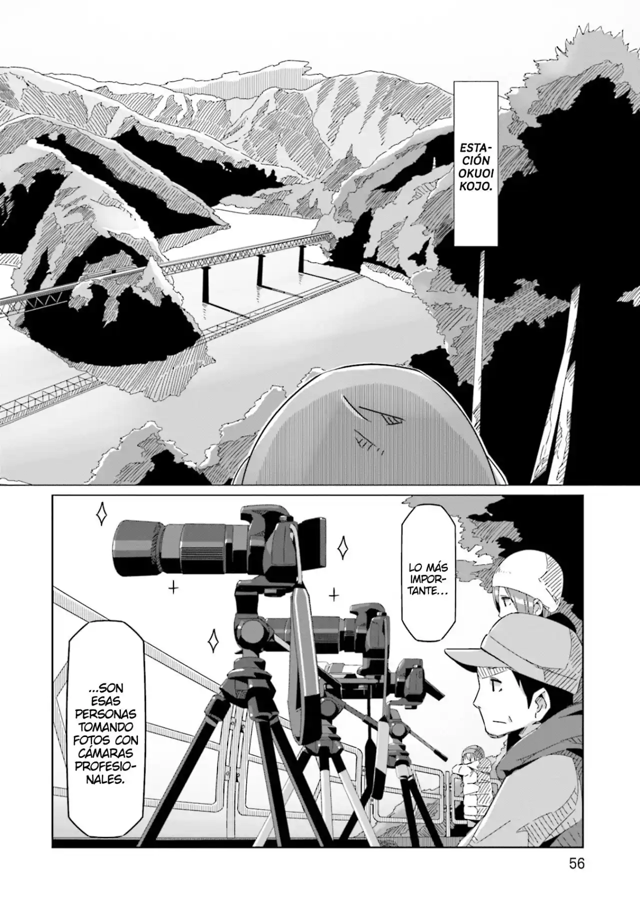 Yurucamp capítulo 60, página 4