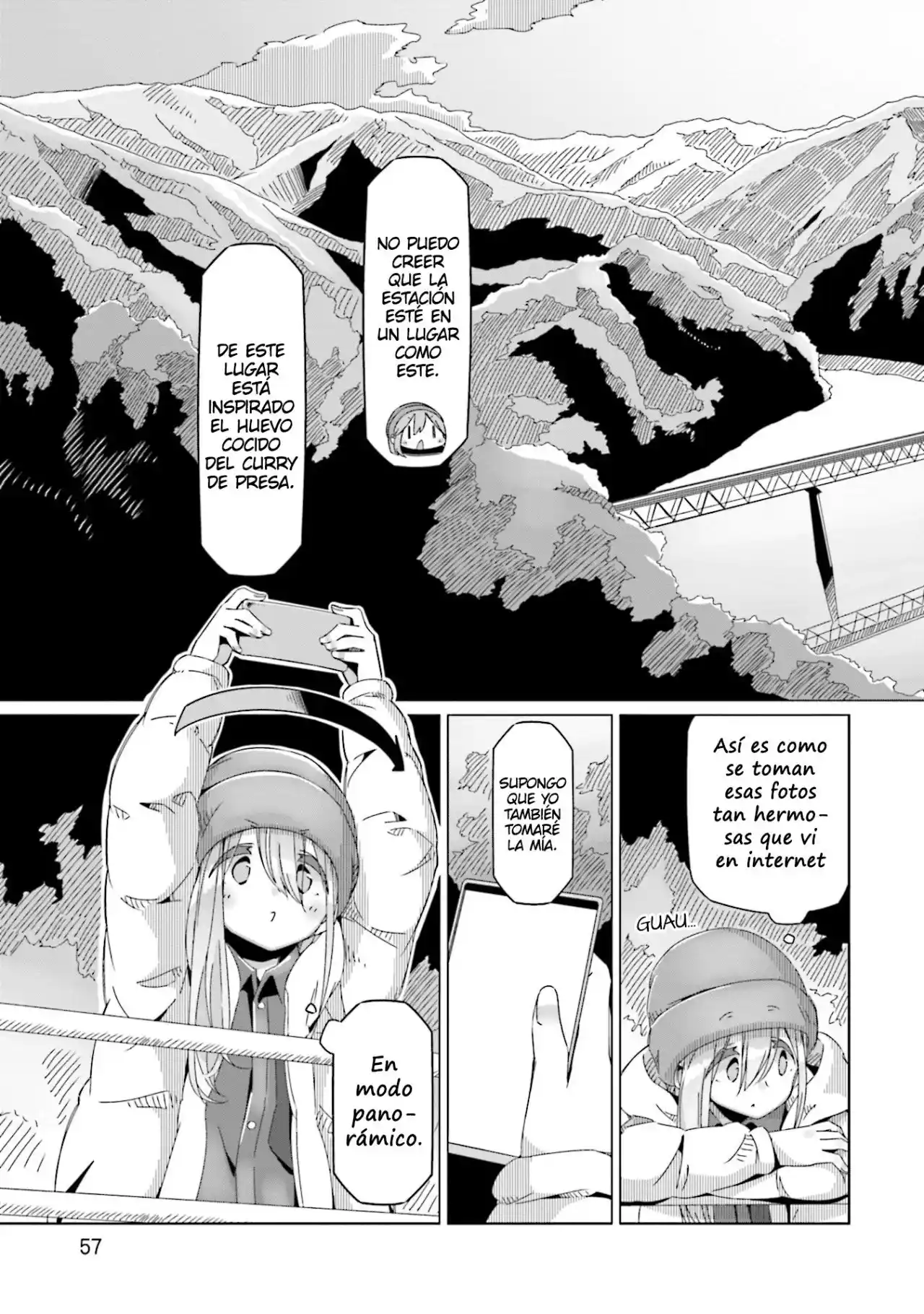 Yurucamp capítulo 60, página 5
