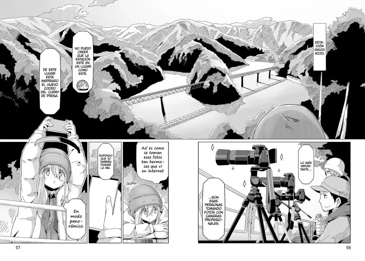 Yurucamp capítulo 60, página 6