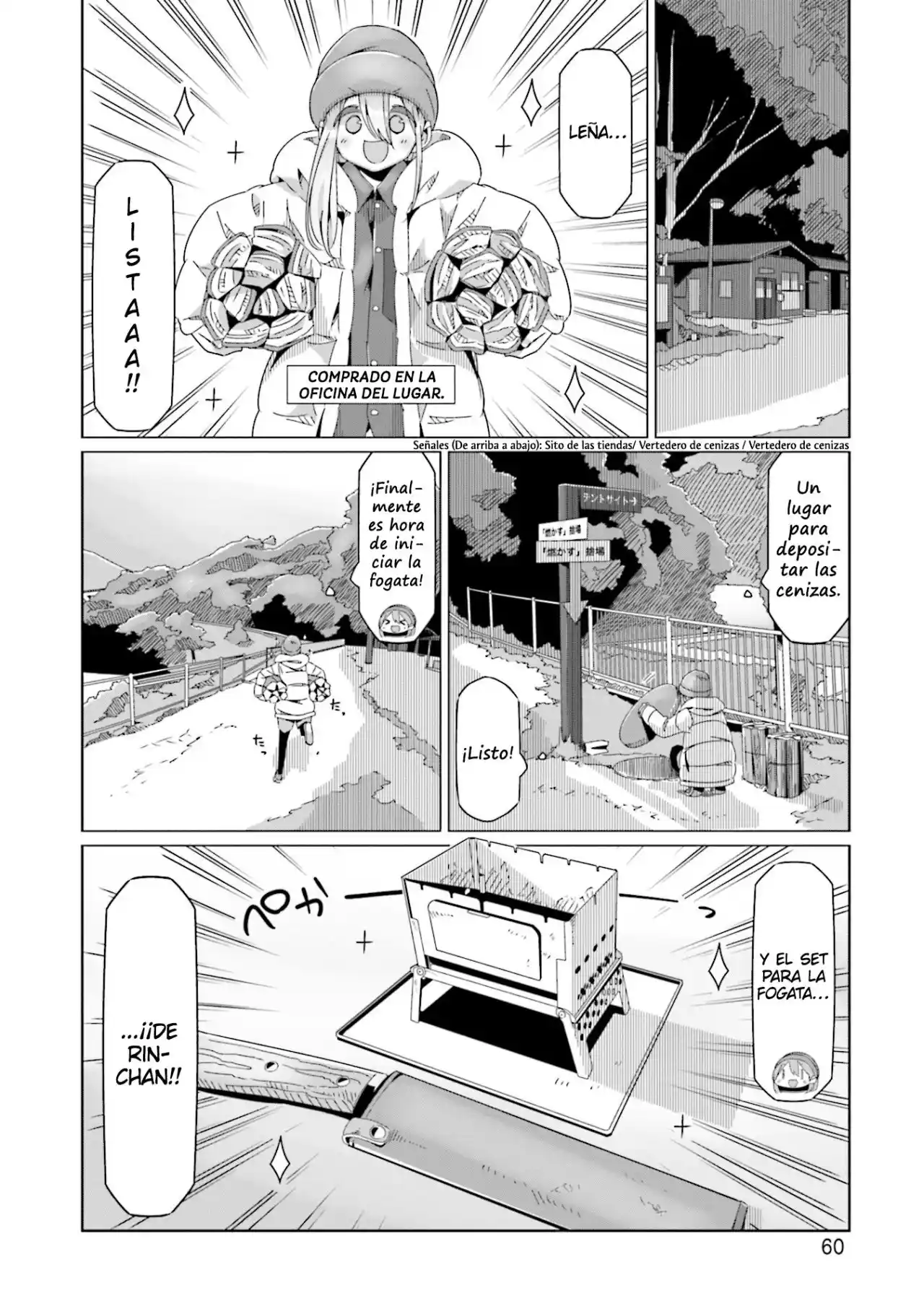 Yurucamp capítulo 60, página 10
