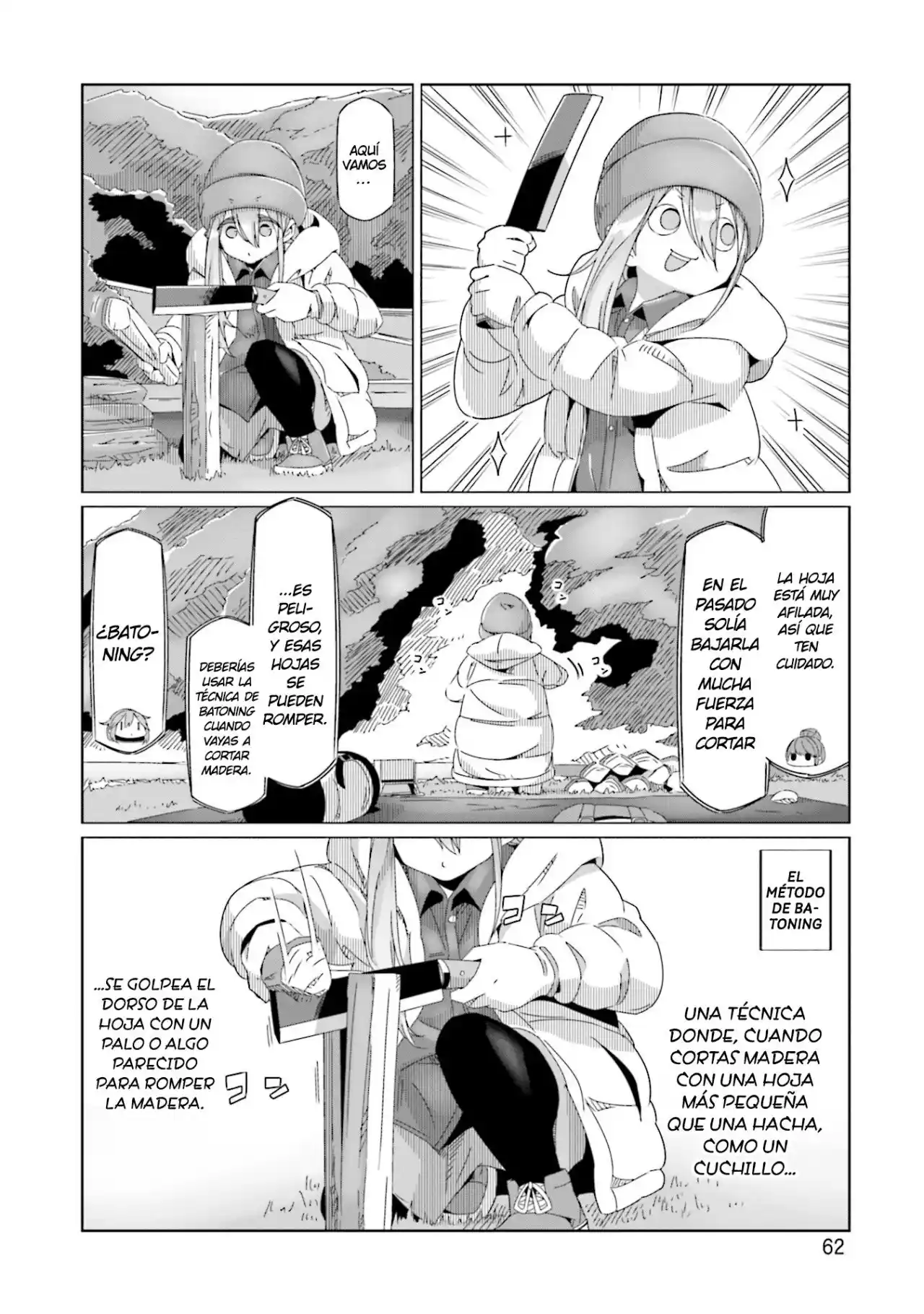 Yurucamp capítulo 60, página 12