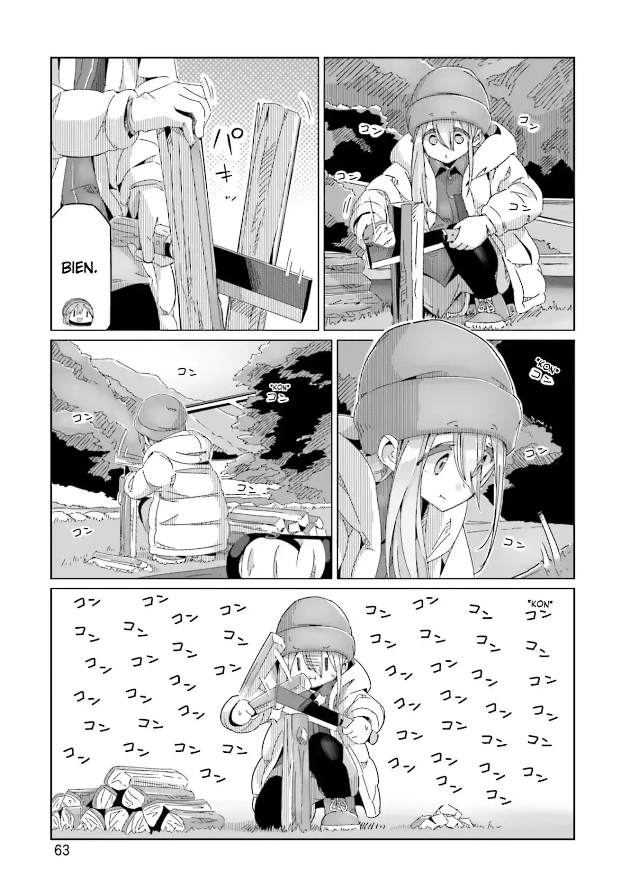 Yurucamp capítulo 60, página 13