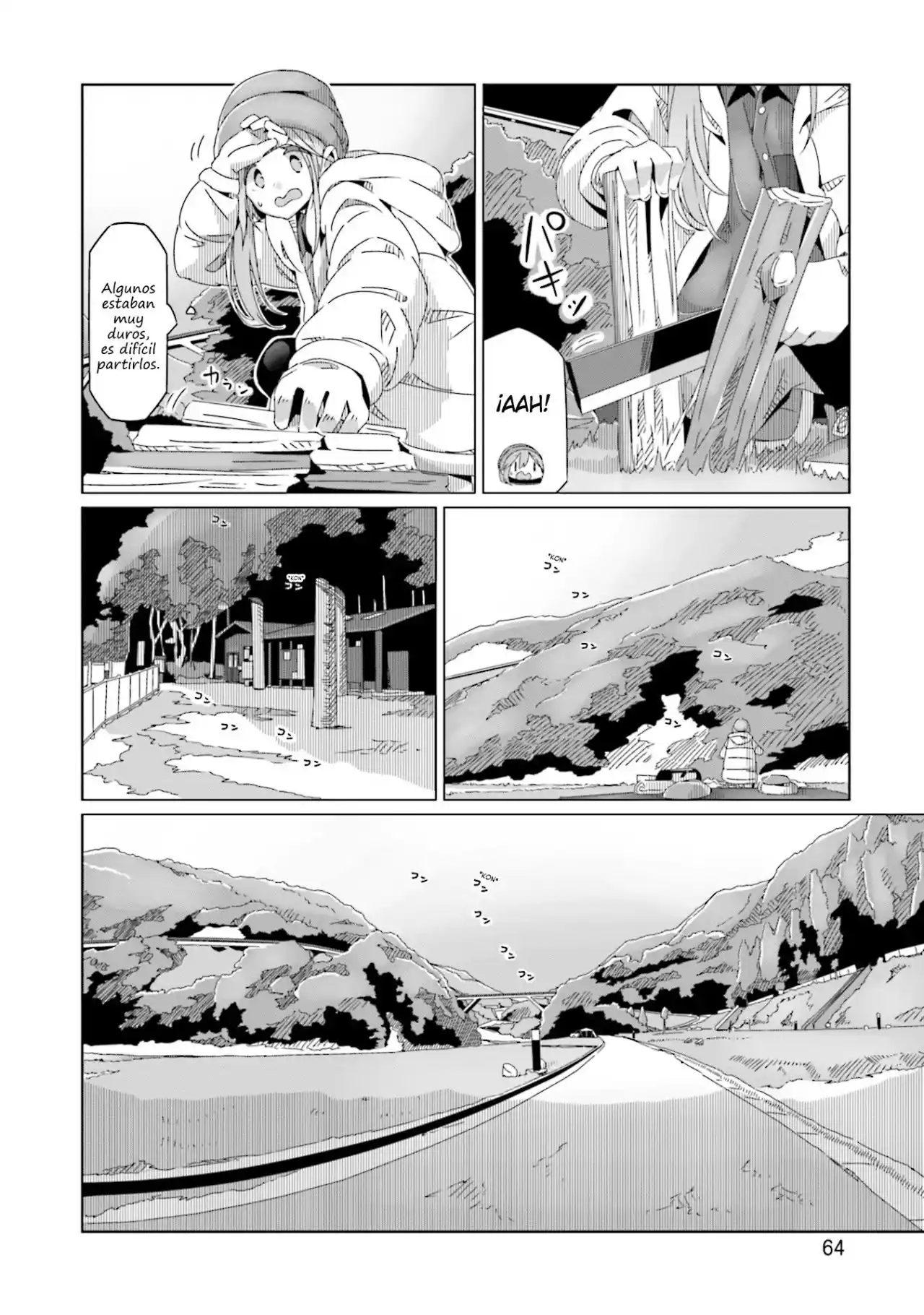 Yurucamp capítulo 60, página 14