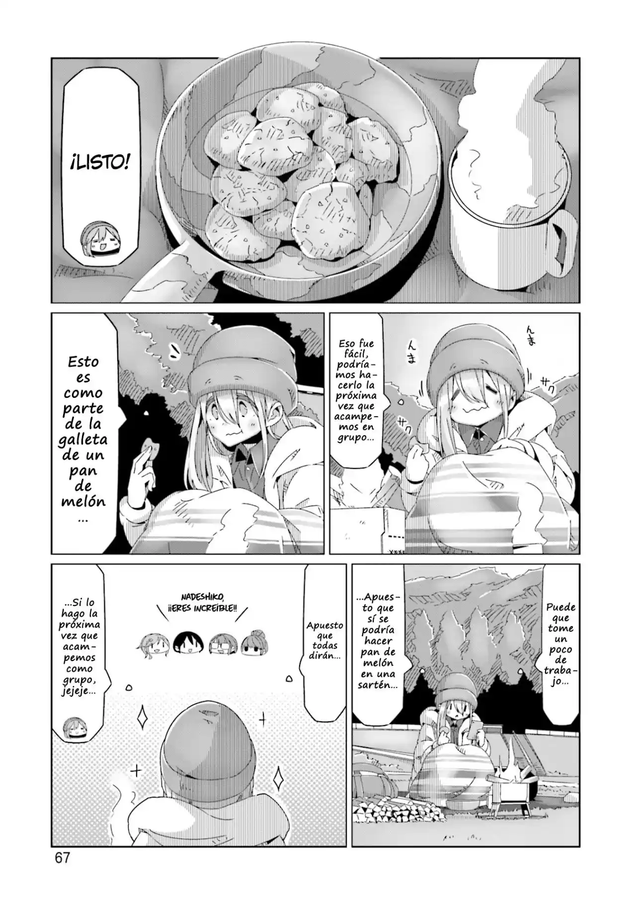 Yurucamp capítulo 60, página 17