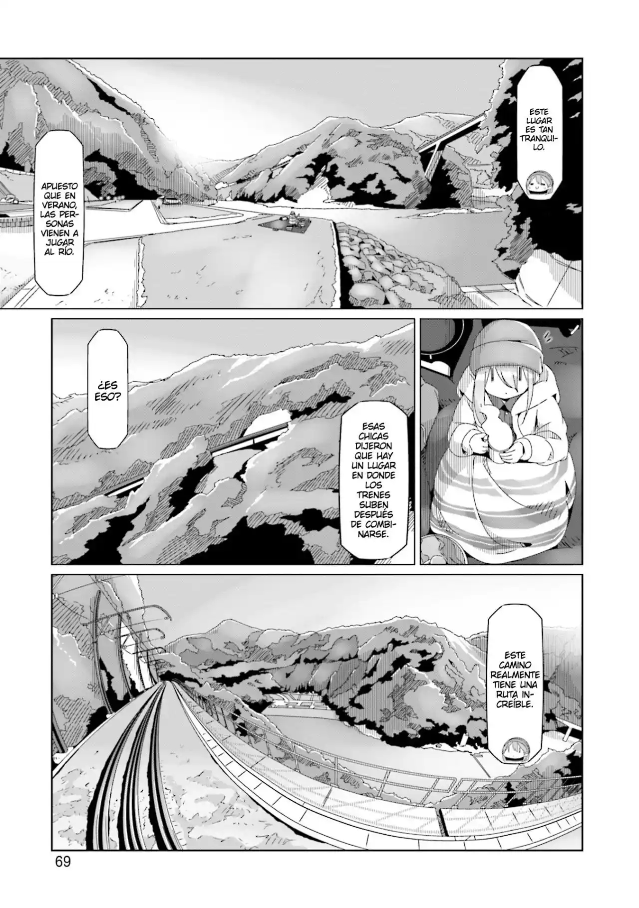 Yurucamp capítulo 60, página 19