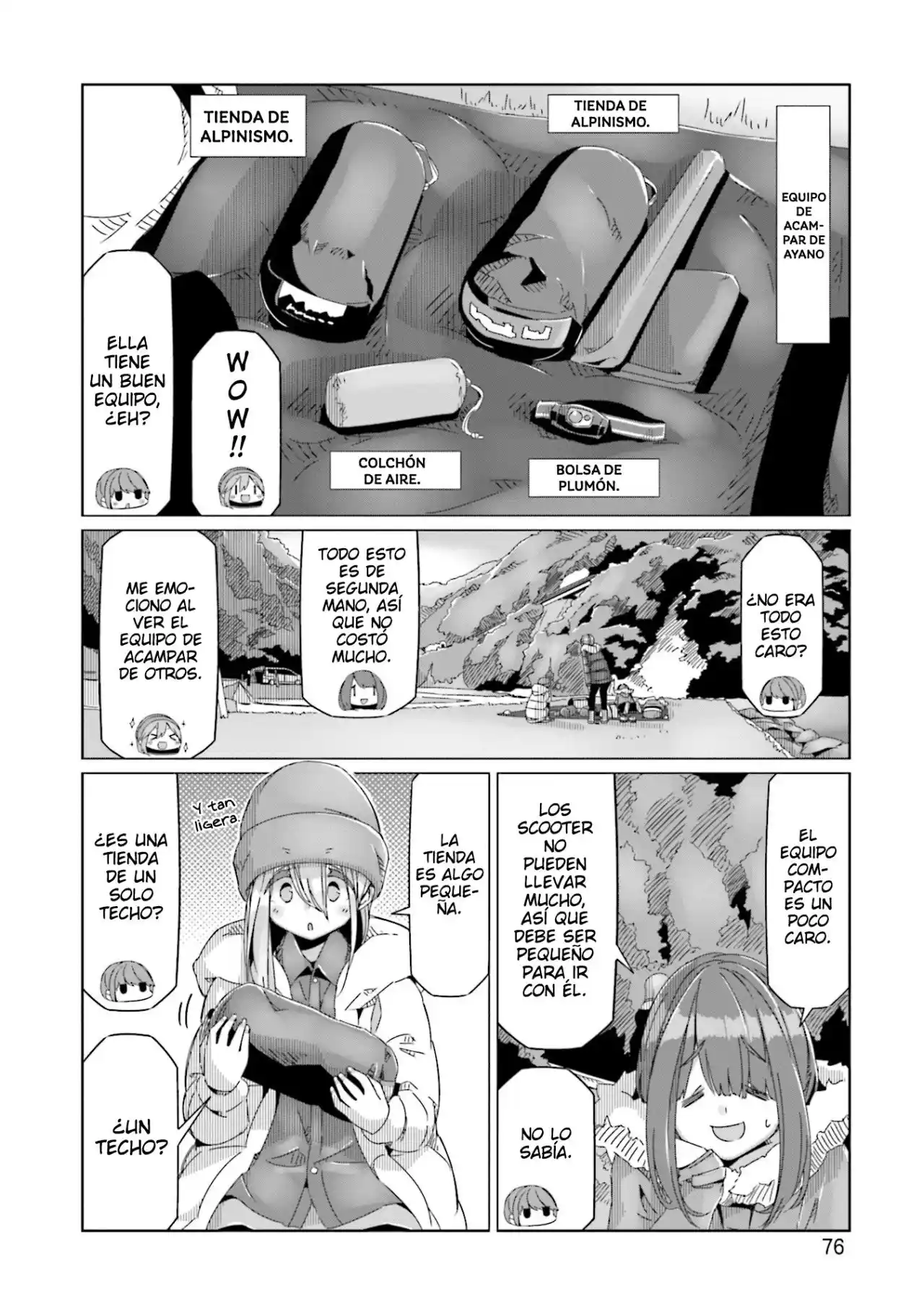 Yurucamp capítulo 60, página 26