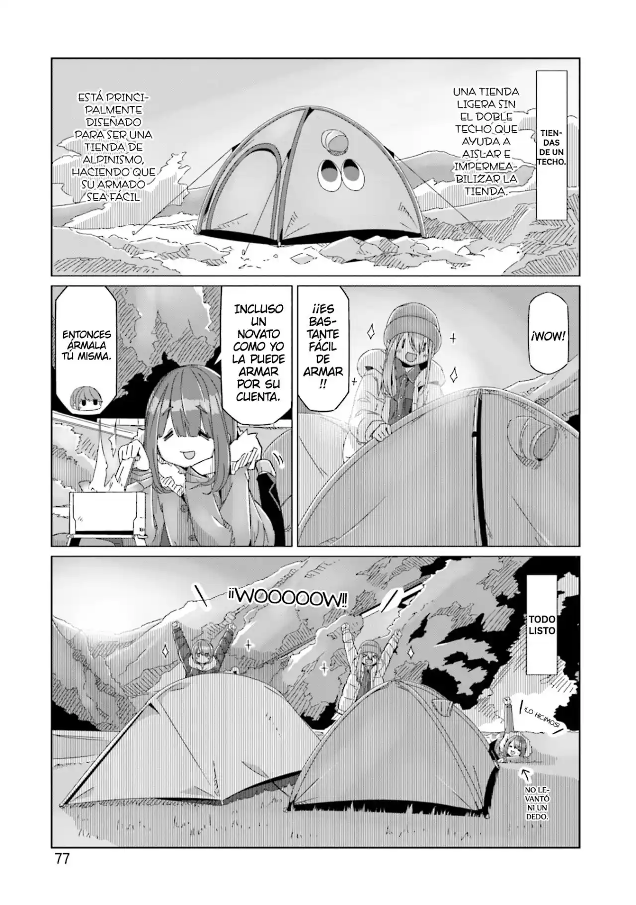 Yurucamp capítulo 60, página 27