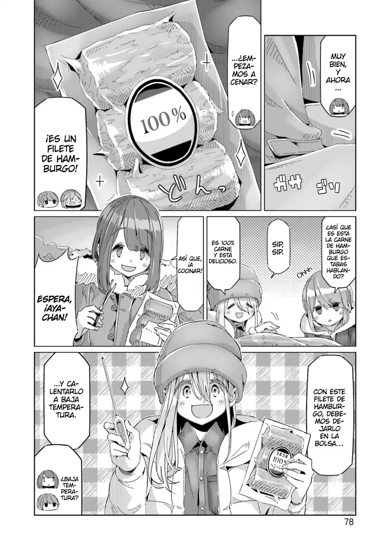 Yurucamp capítulo 60, página 28