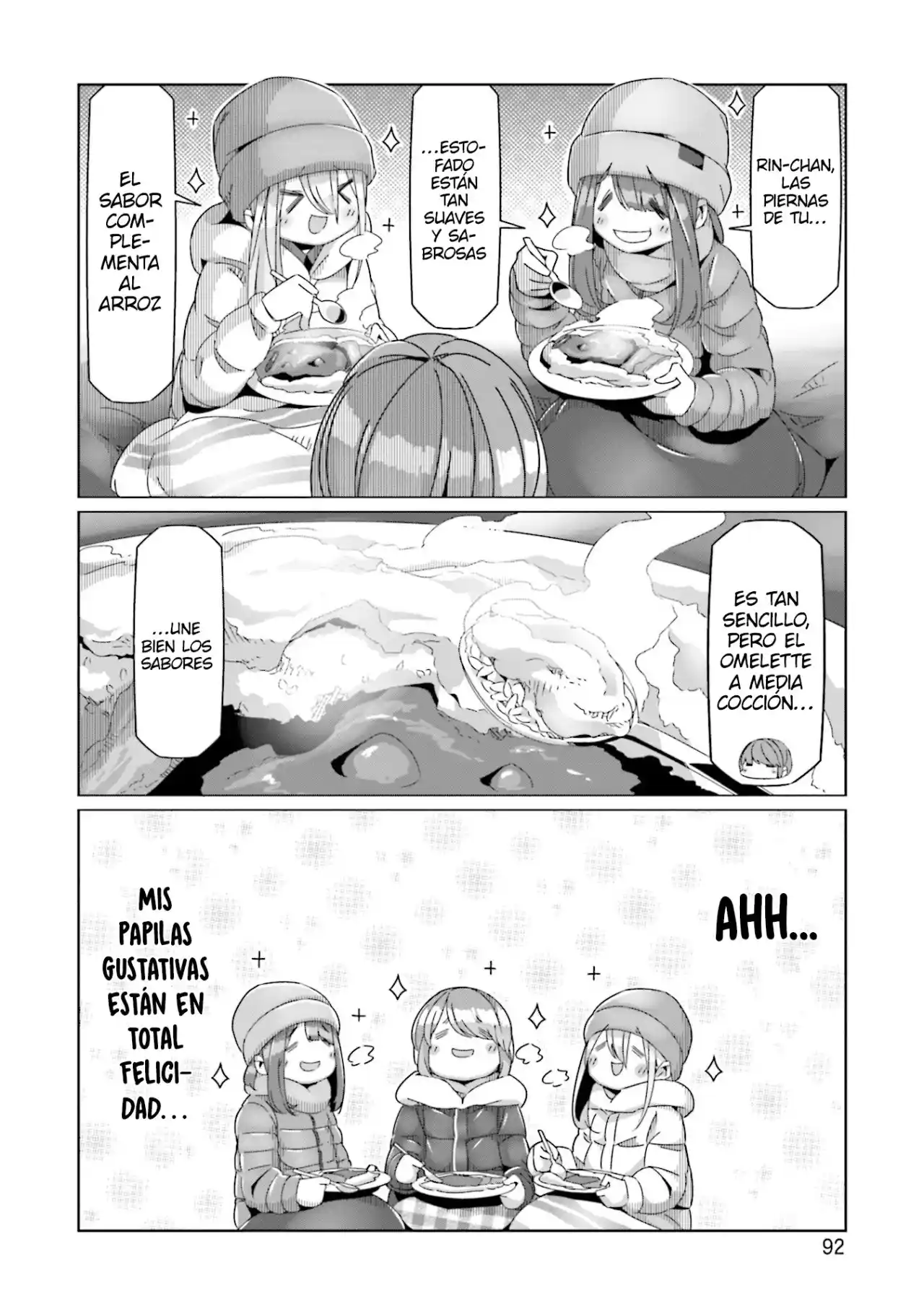 Yurucamp capítulo 61, página 14