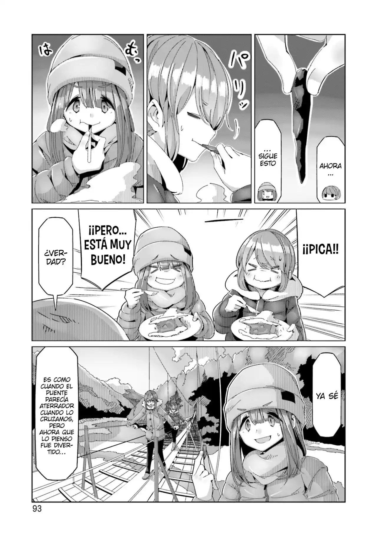 Yurucamp capítulo 61, página 15