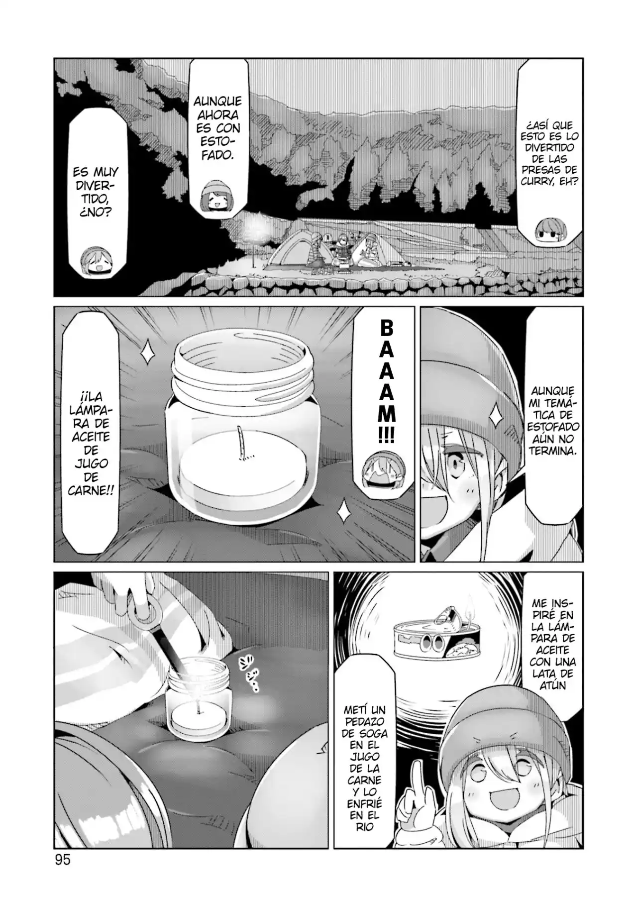 Yurucamp capítulo 61, página 17