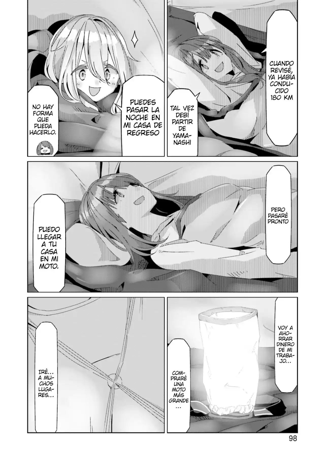 Yurucamp capítulo 61, página 20