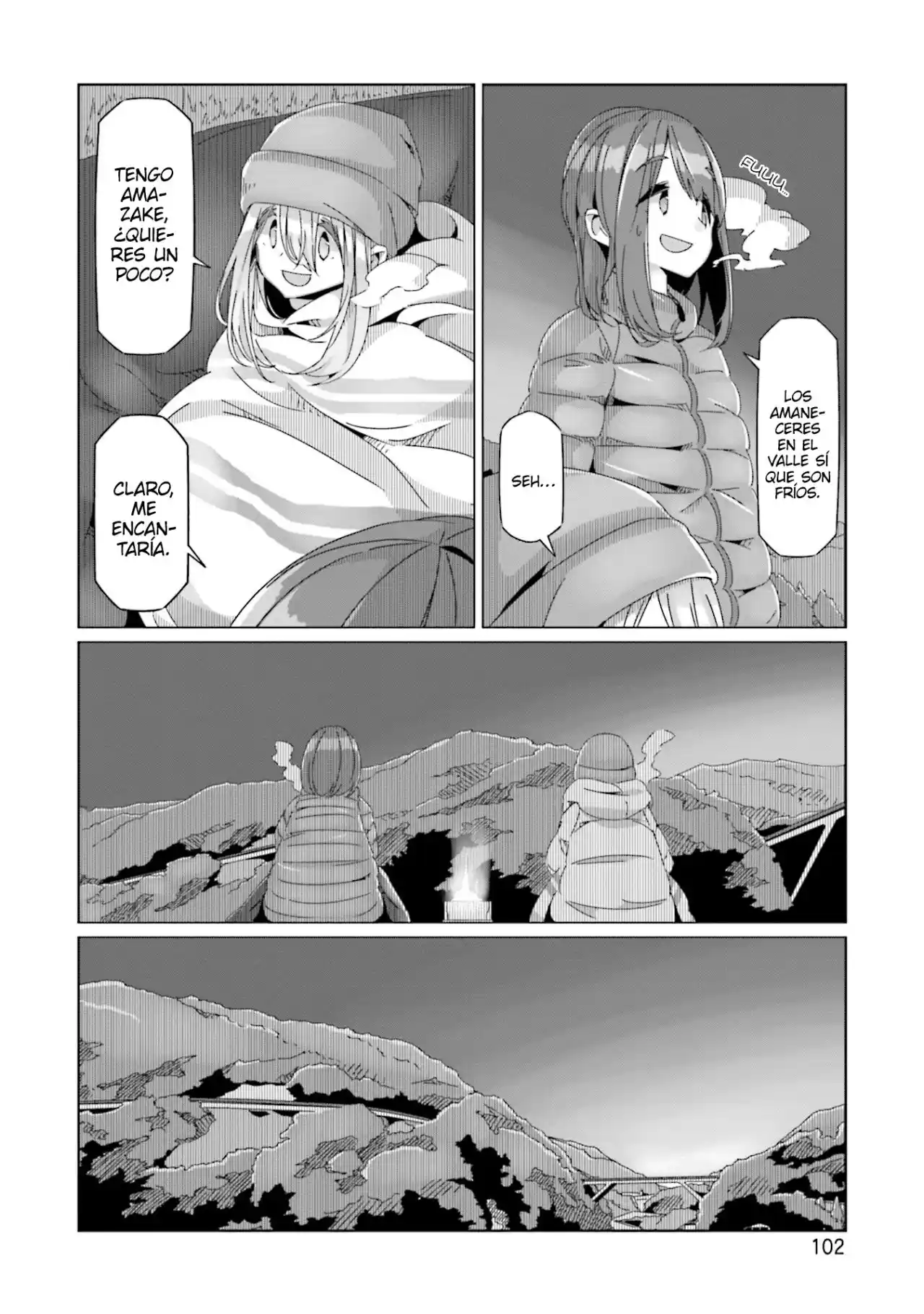 Yurucamp capítulo 61, página 24