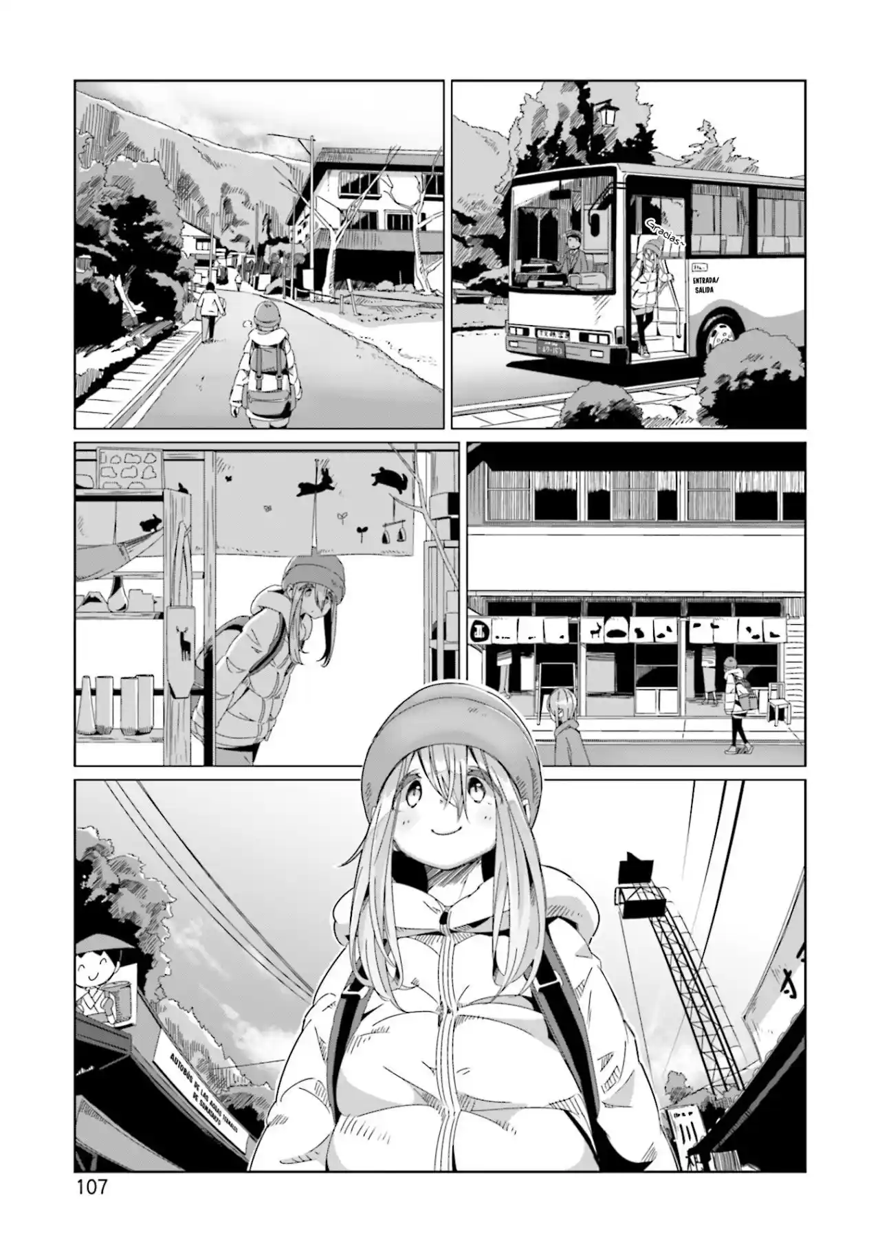 Yurucamp capítulo 62, página 2