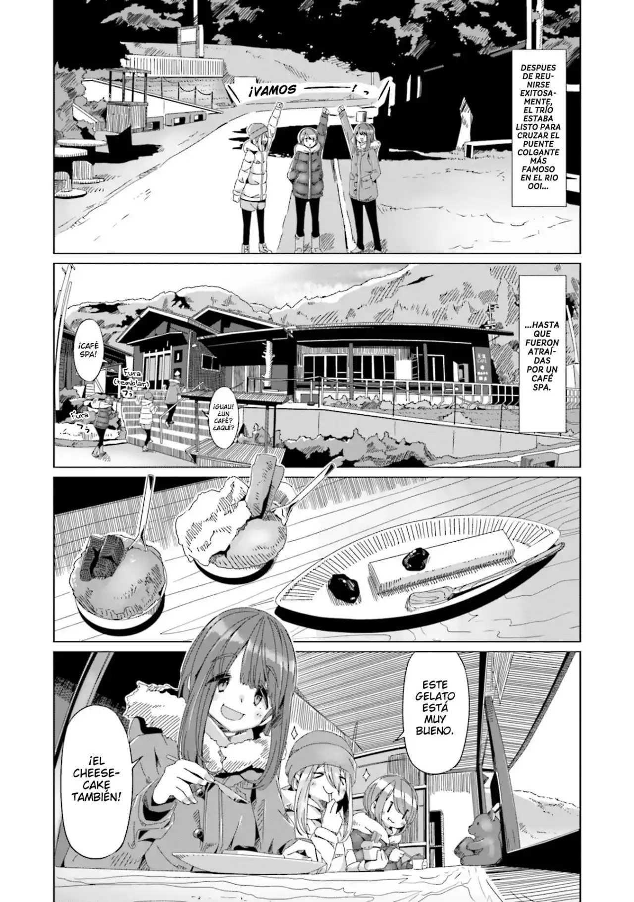 Yurucamp capítulo 62, página 8