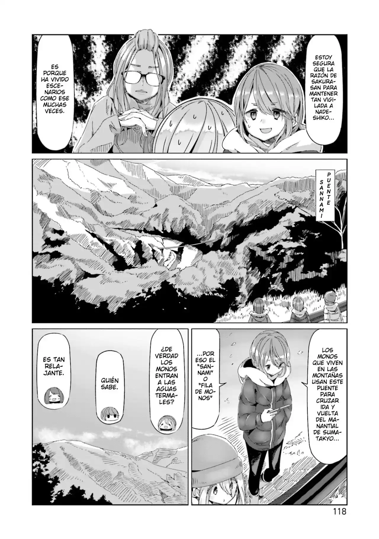 Yurucamp capítulo 62, página 14