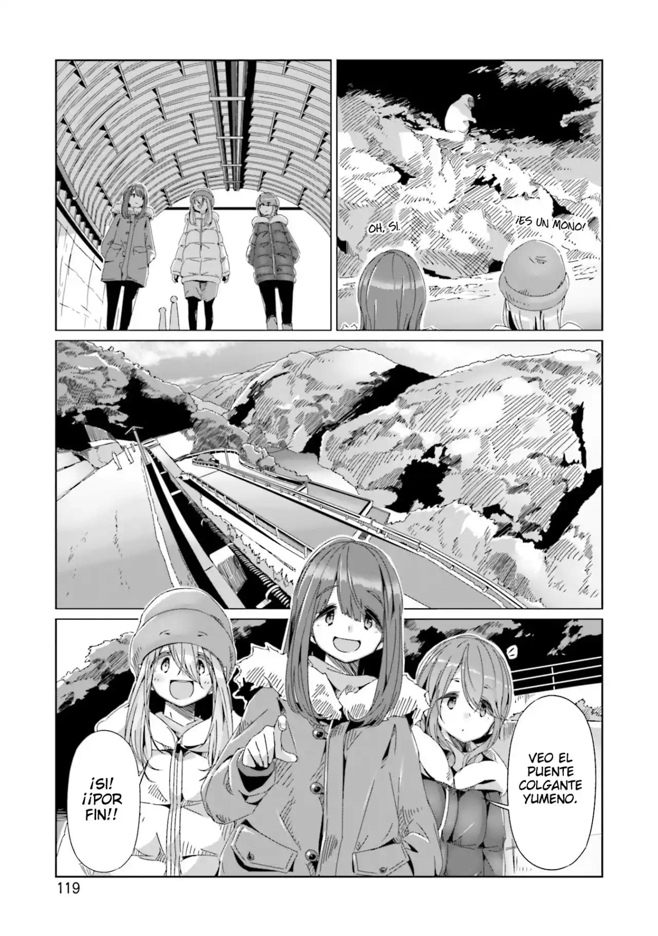 Yurucamp capítulo 62, página 15