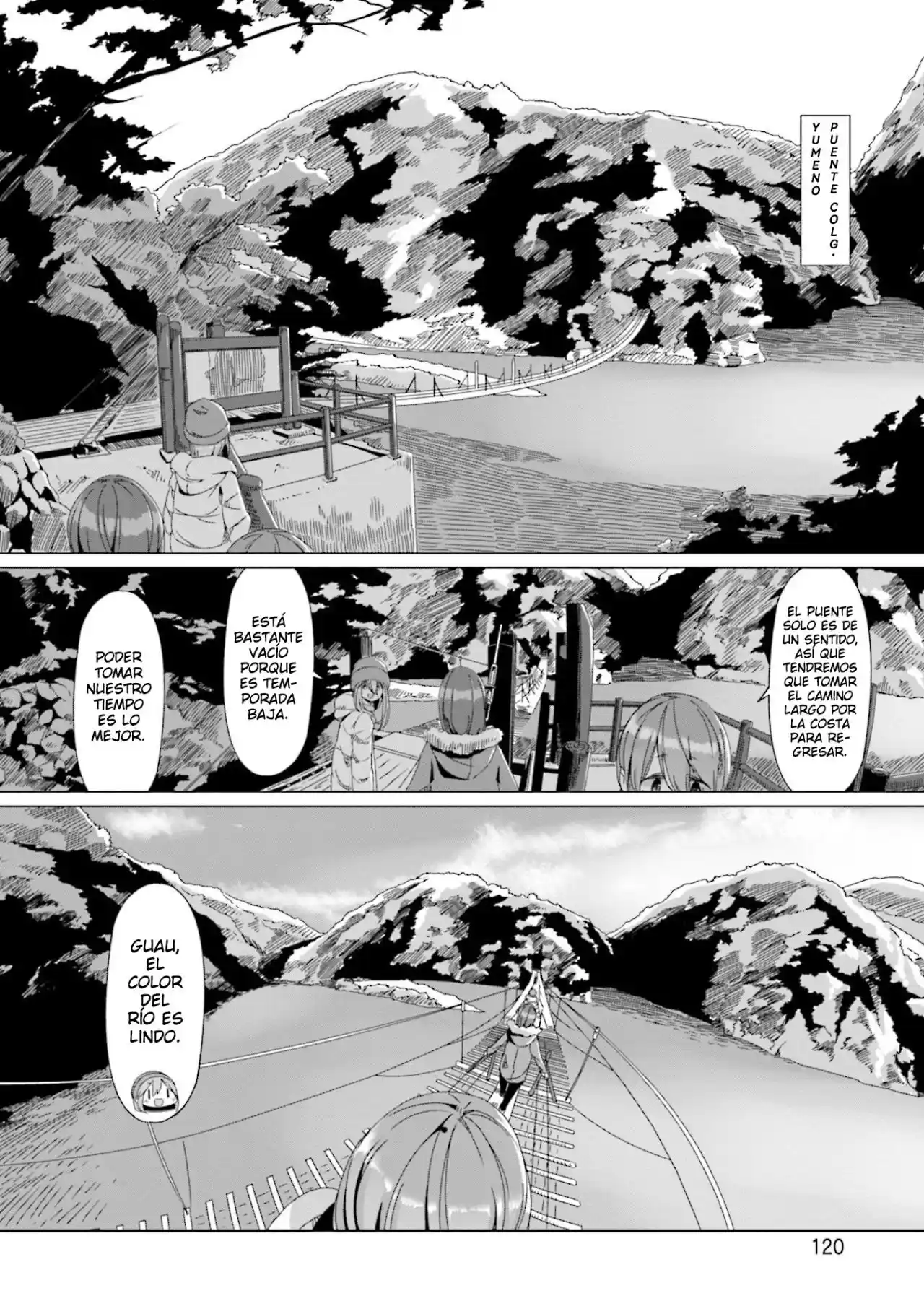 Yurucamp capítulo 62, página 16