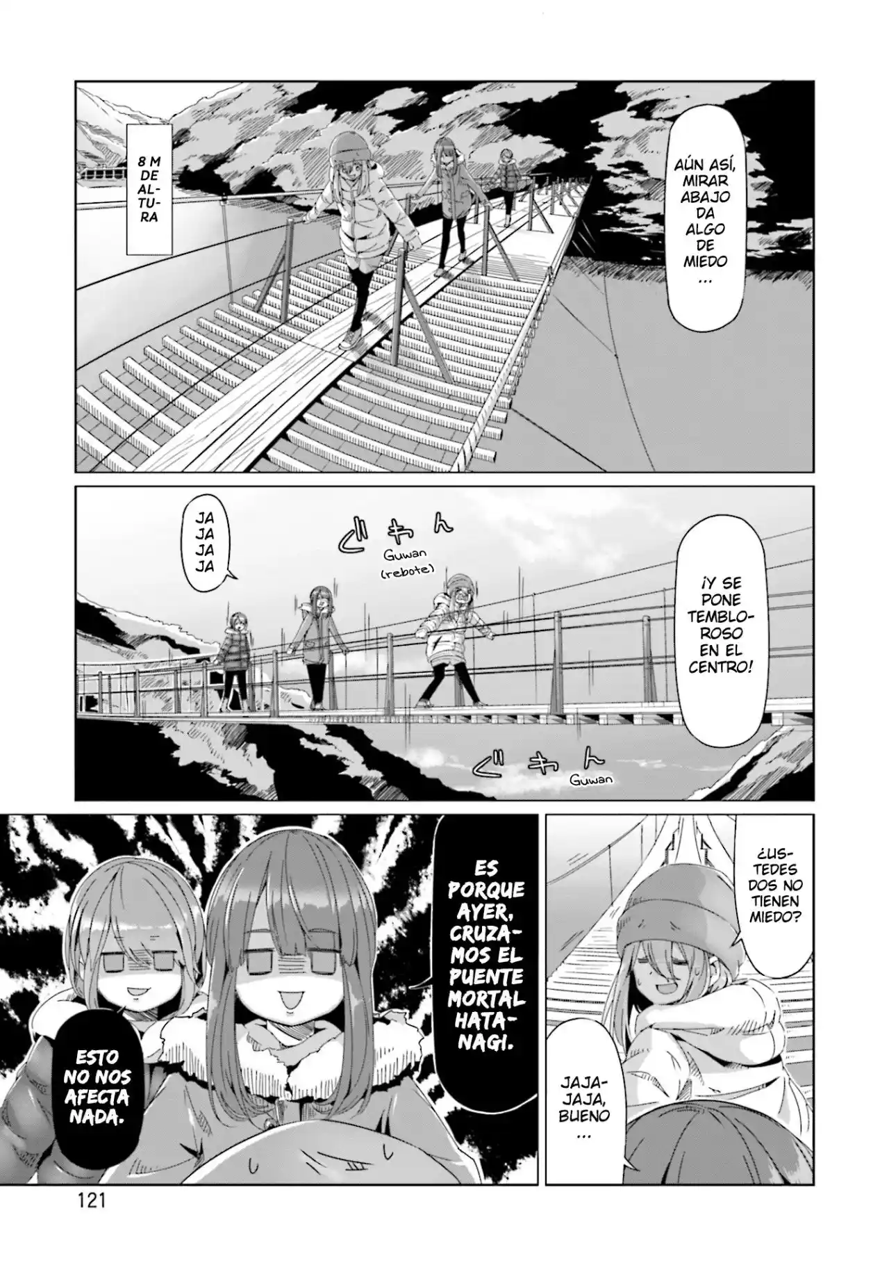 Yurucamp capítulo 62, página 17
