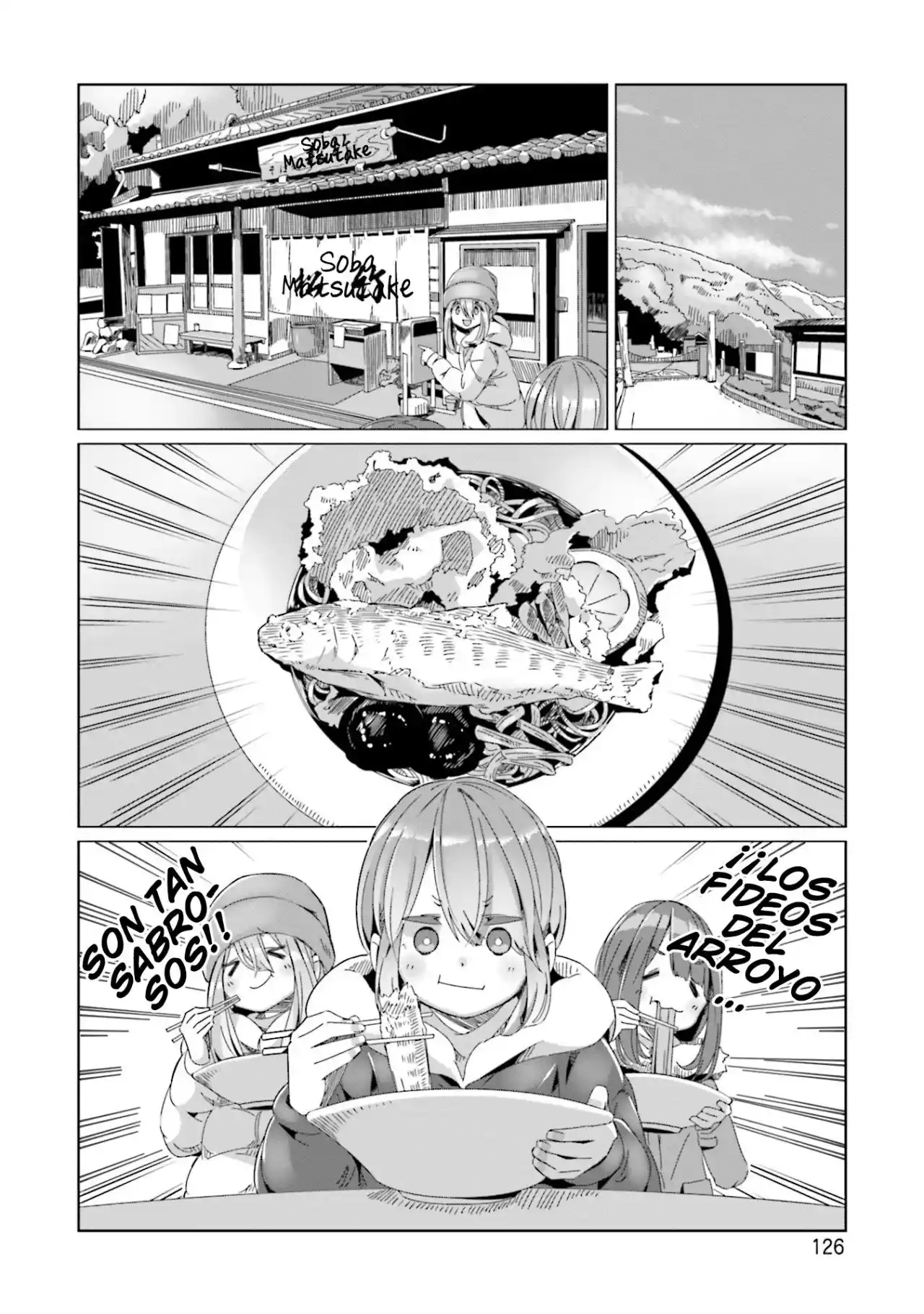 Yurucamp capítulo 62, página 22