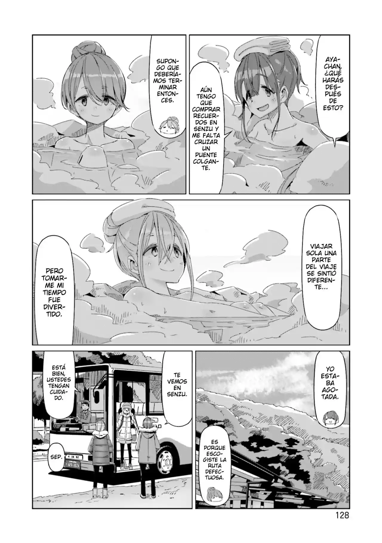 Yurucamp capítulo 62, página 24