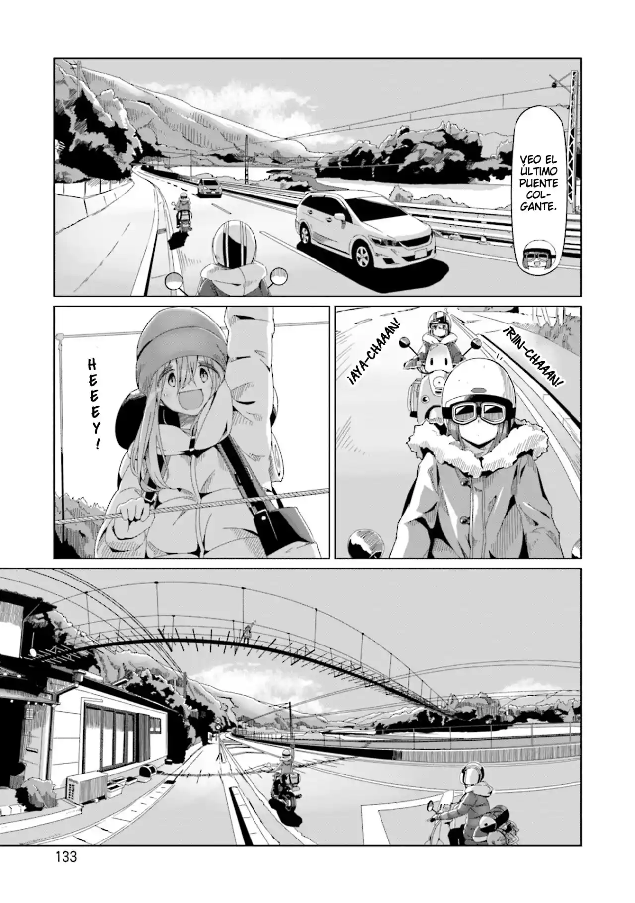Yurucamp capítulo 63, página 1