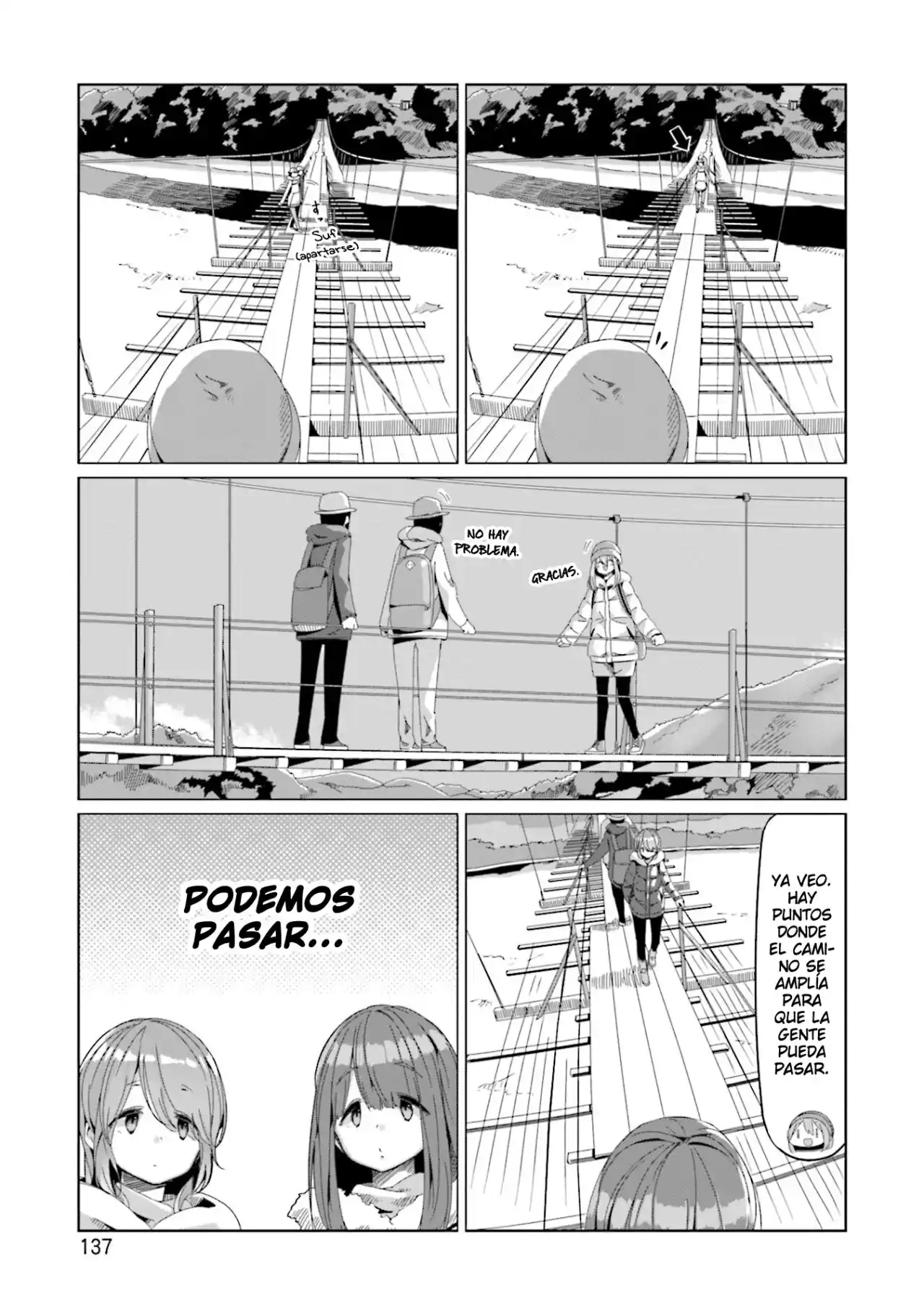 Yurucamp capítulo 63, página 6