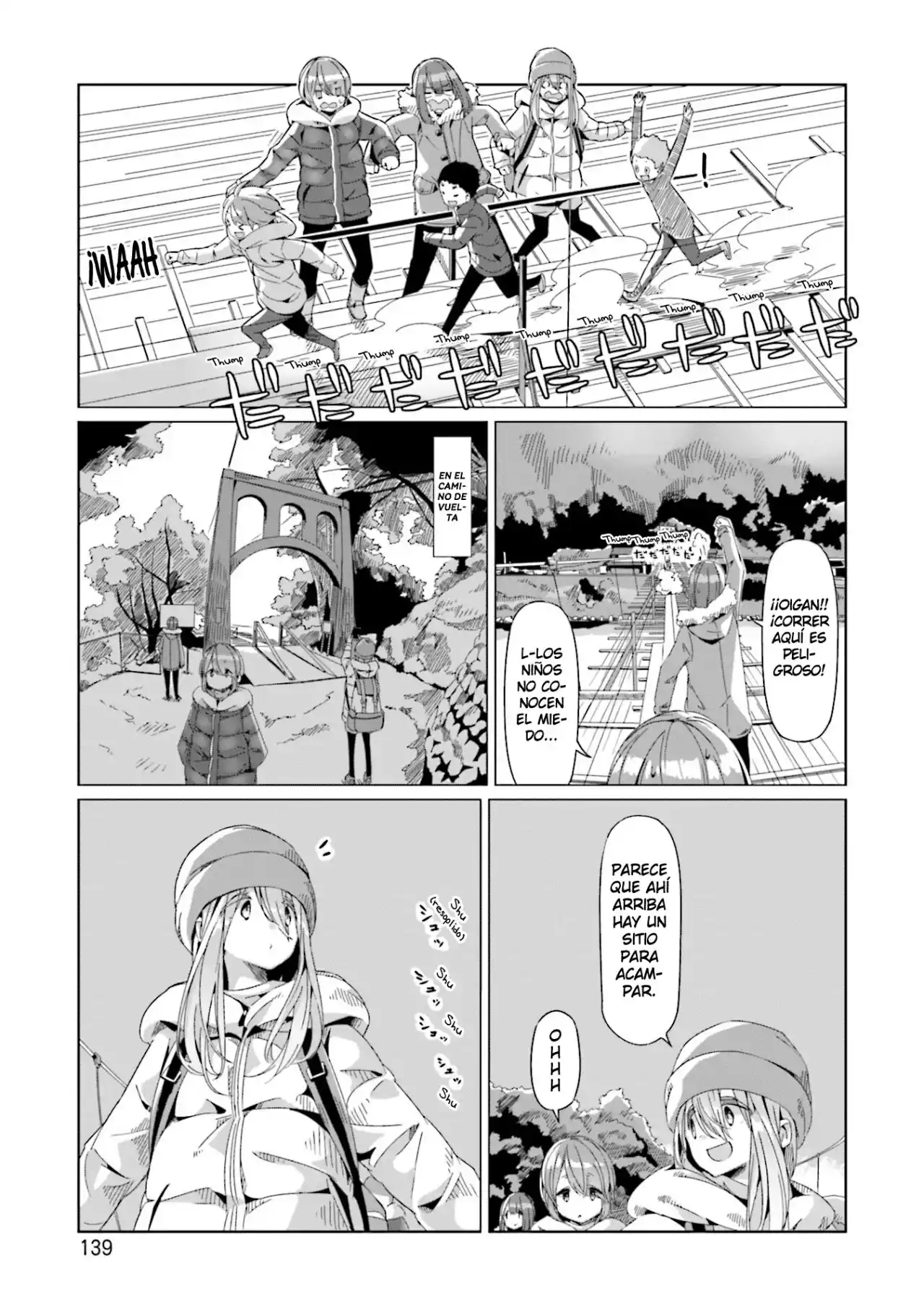 Yurucamp capítulo 63, página 8