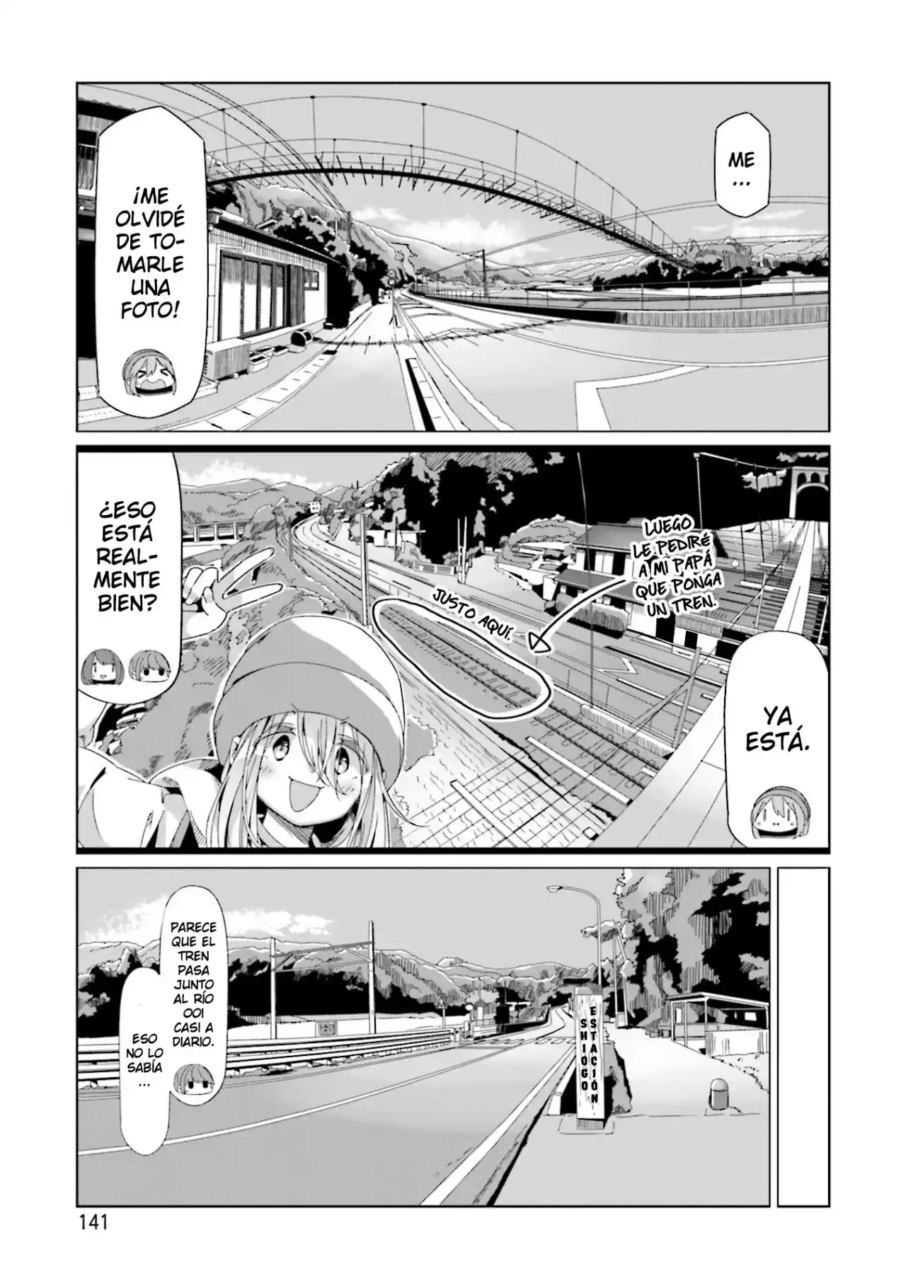 Yurucamp capítulo 63, página 10