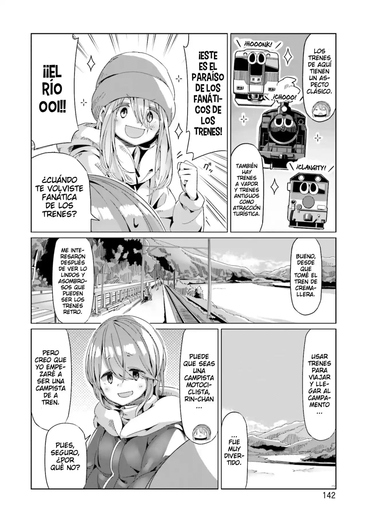 Yurucamp capítulo 63, página 11