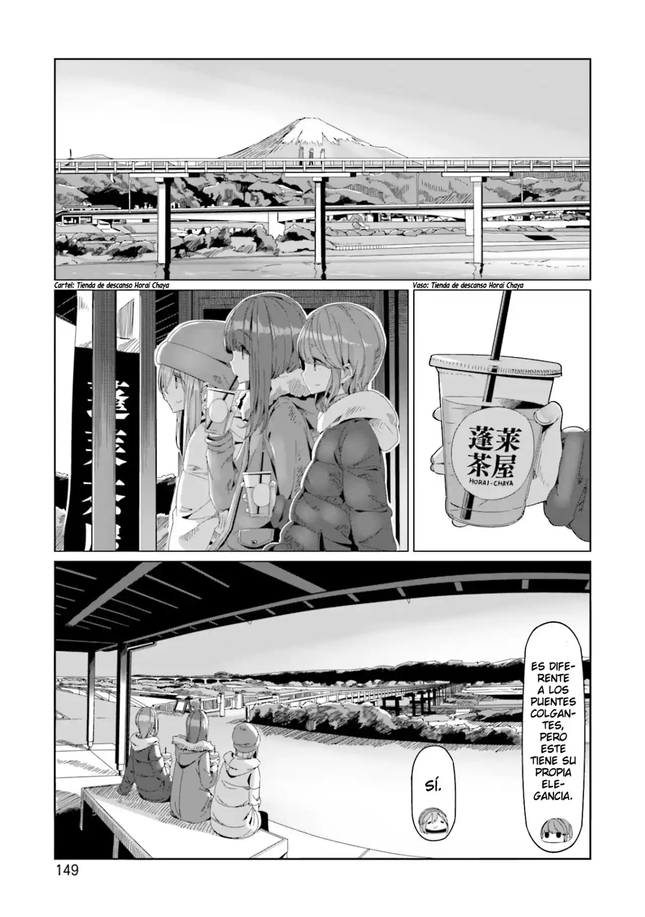 Yurucamp capítulo 63, página 18