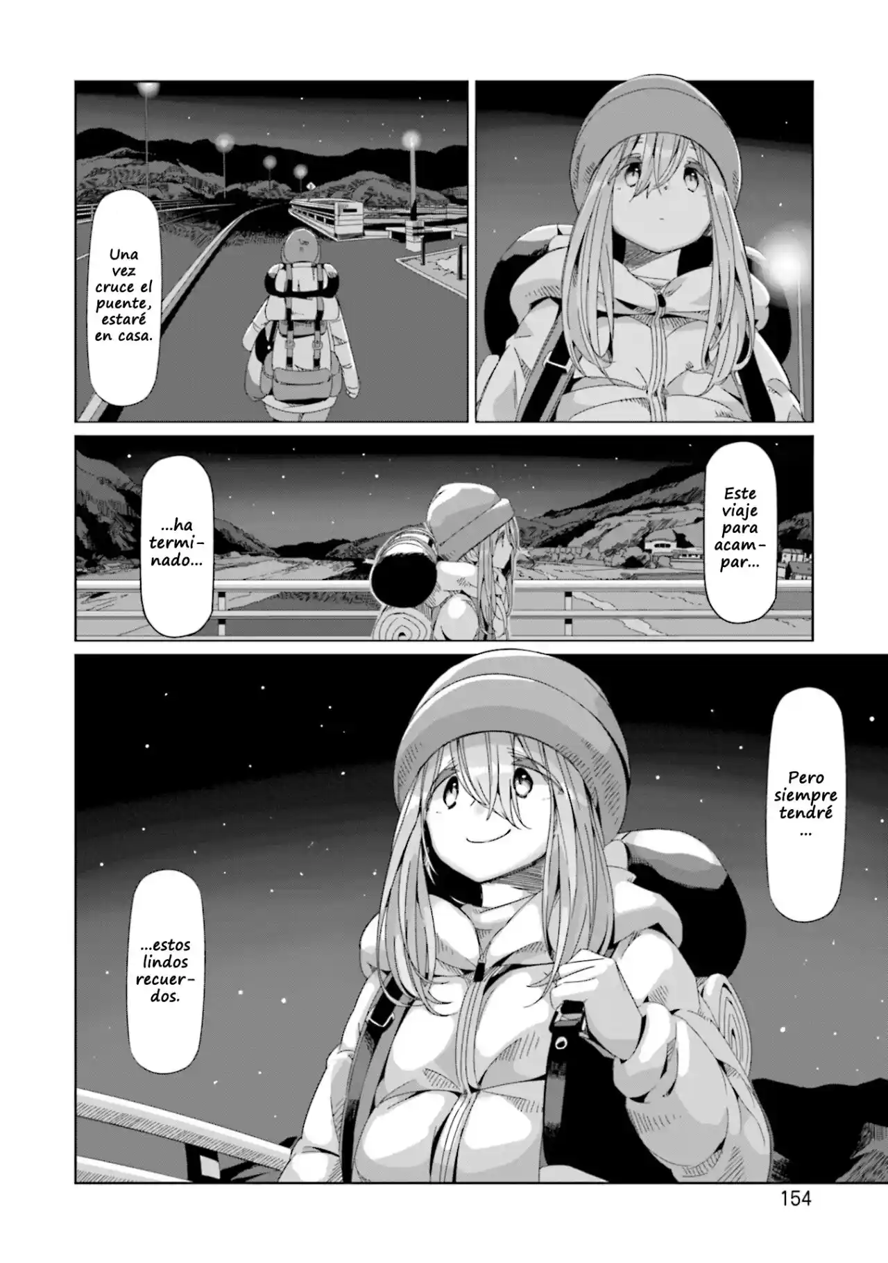 Yurucamp capítulo 63, página 23
