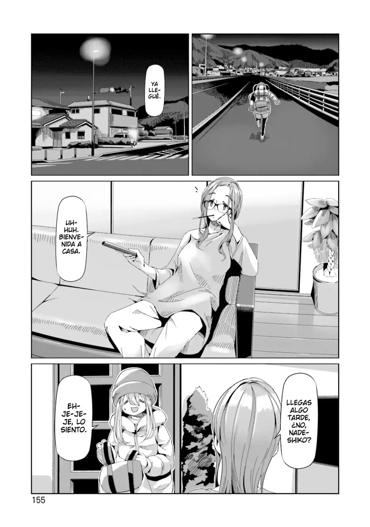 Yurucamp capítulo 63, página 24