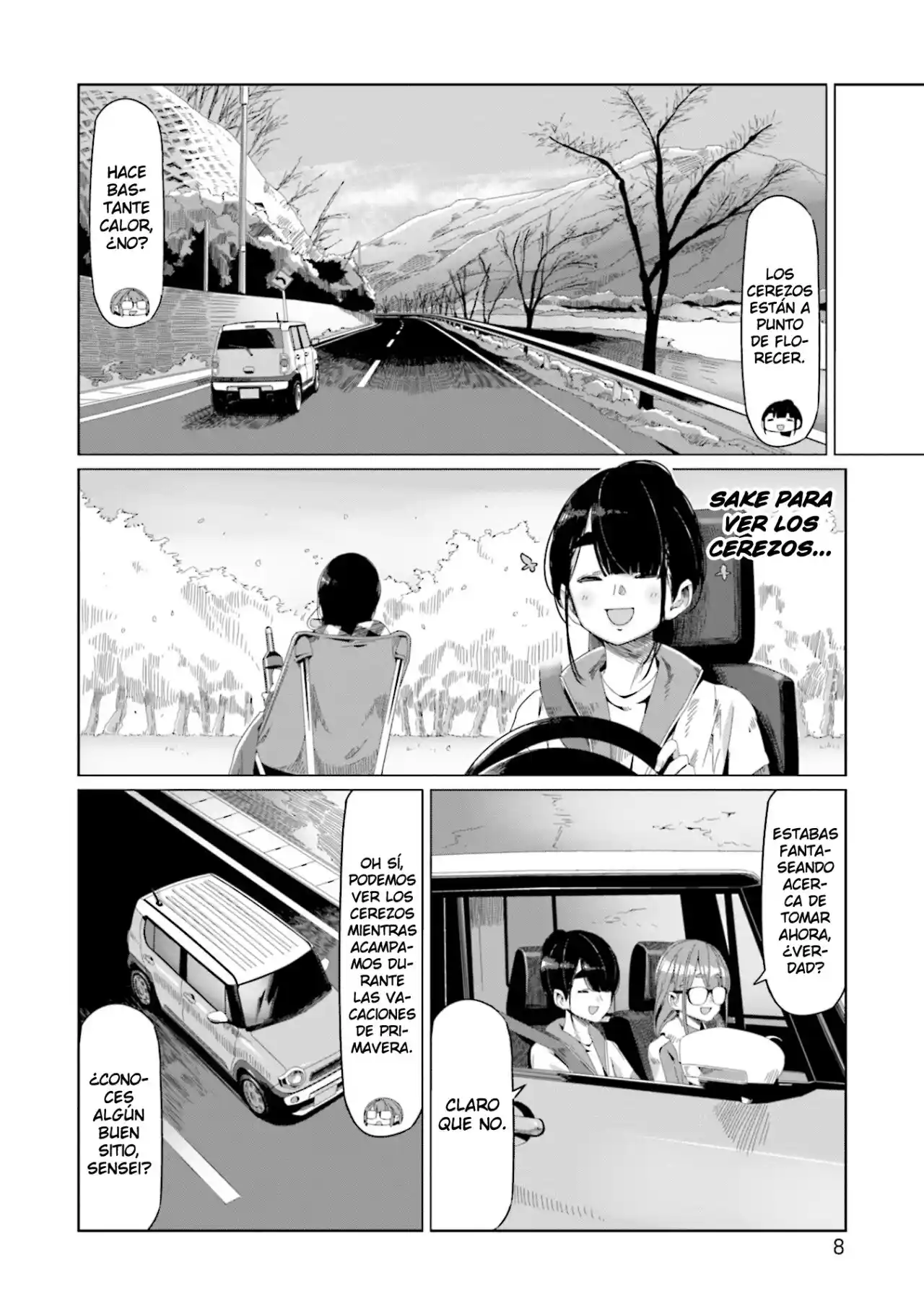 Yurucamp capítulo 64, página 10