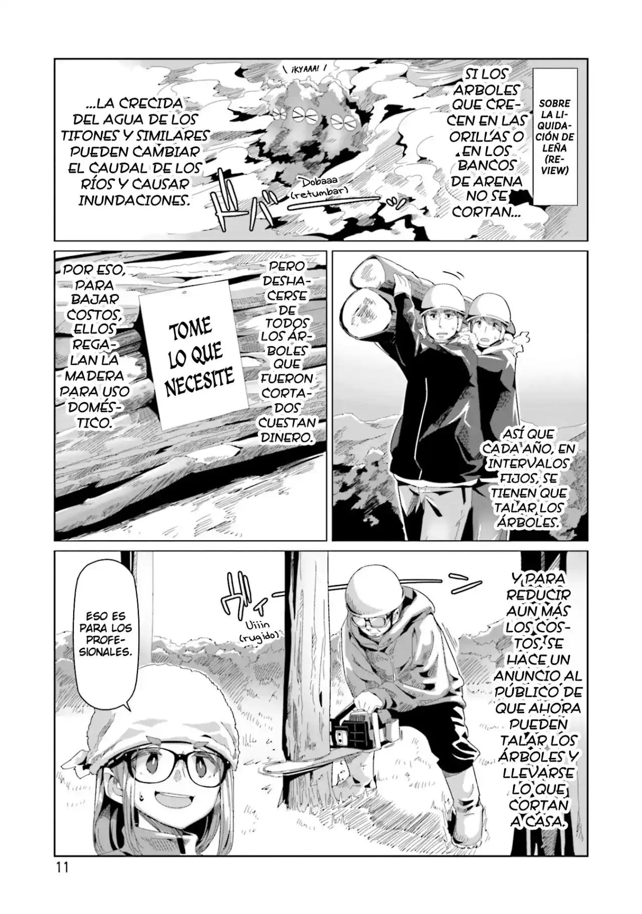 Yurucamp capítulo 64, página 13