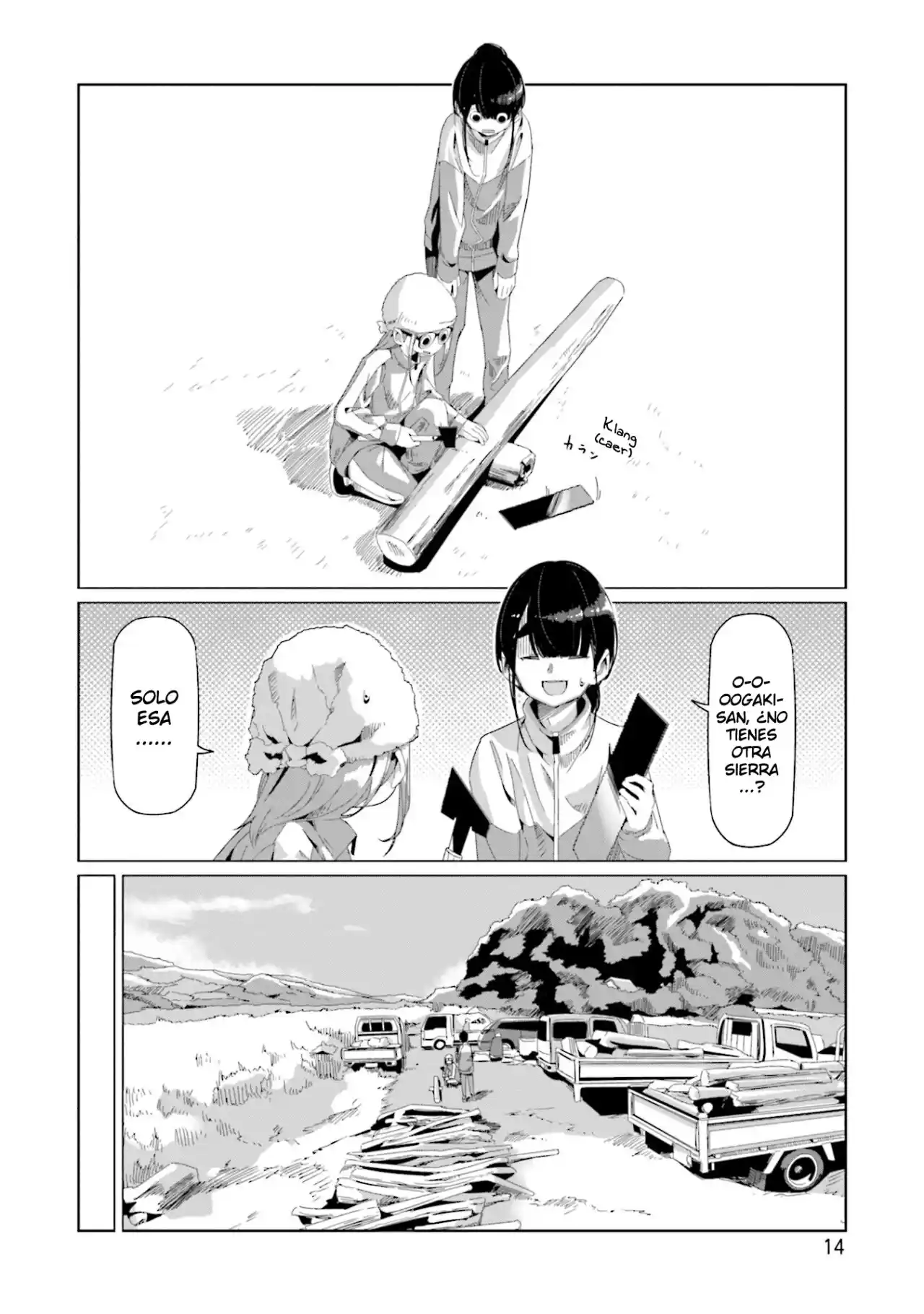 Yurucamp capítulo 64, página 16