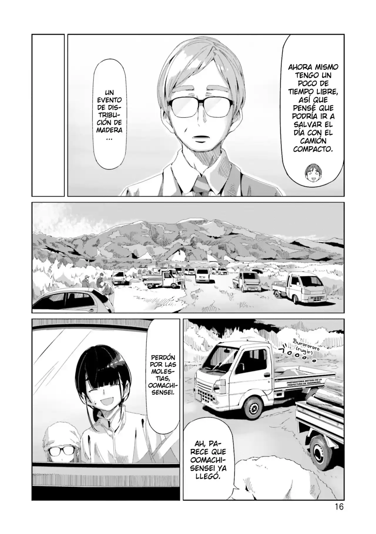 Yurucamp capítulo 64, página 18