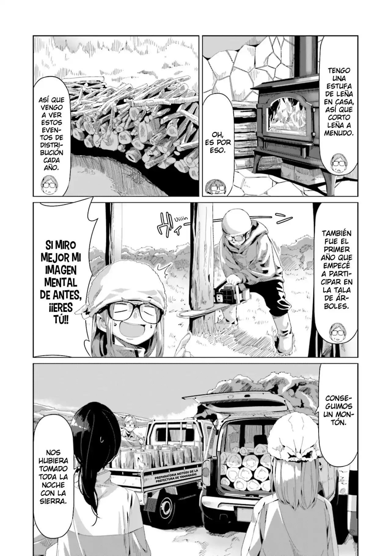 Yurucamp capítulo 64, página 21
