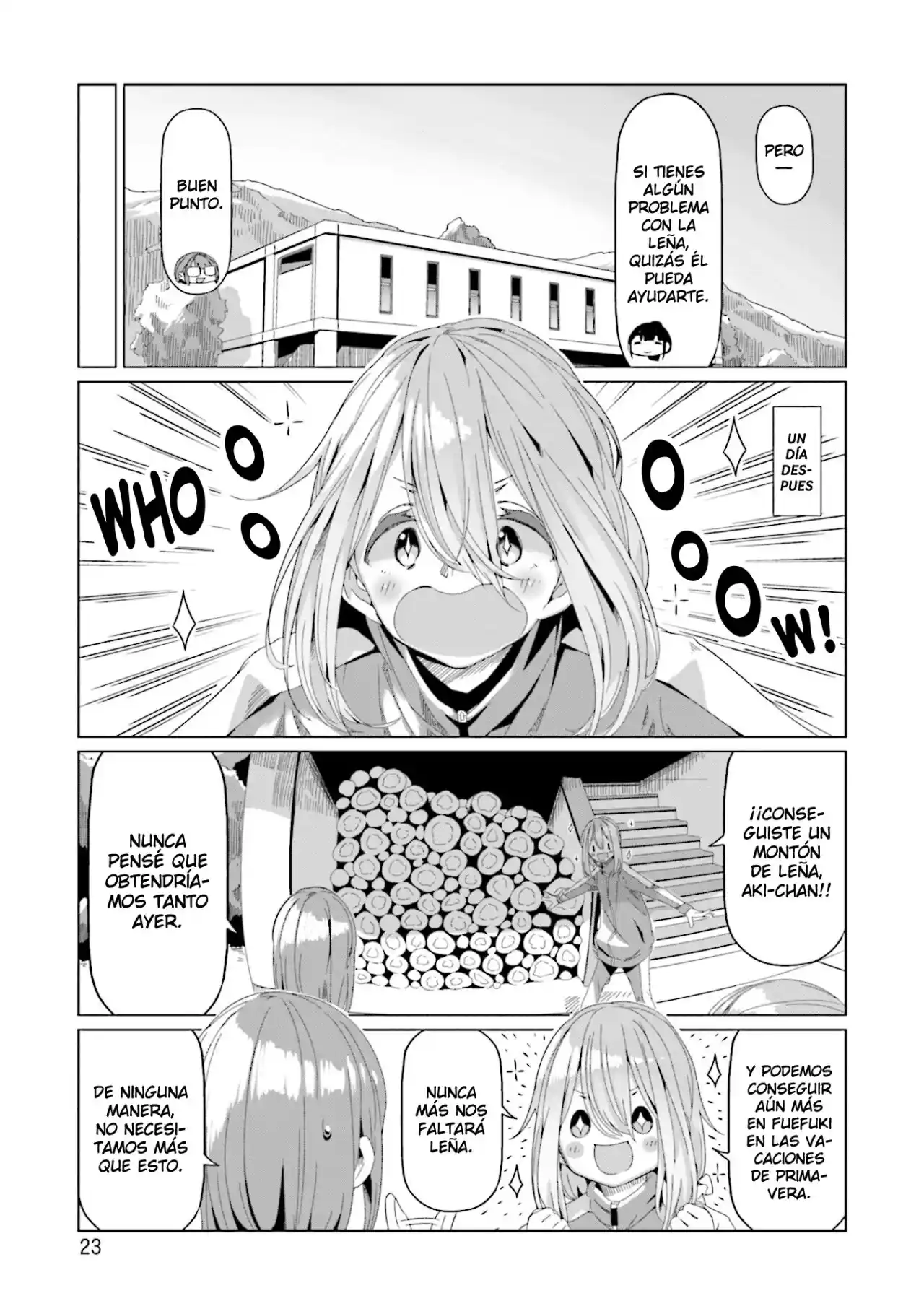 Yurucamp capítulo 64, página 25