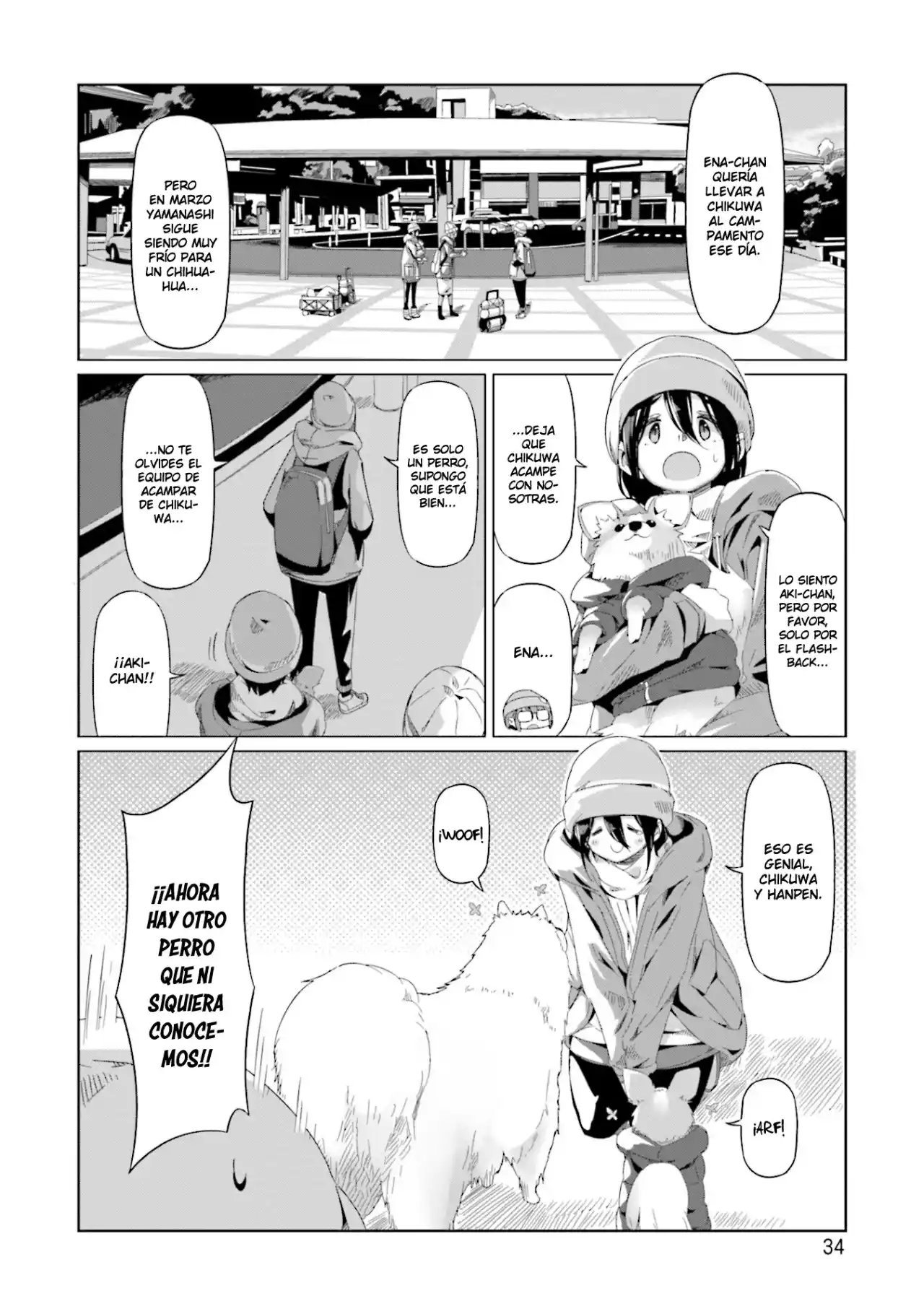 Yurucamp capítulo 65, página 7